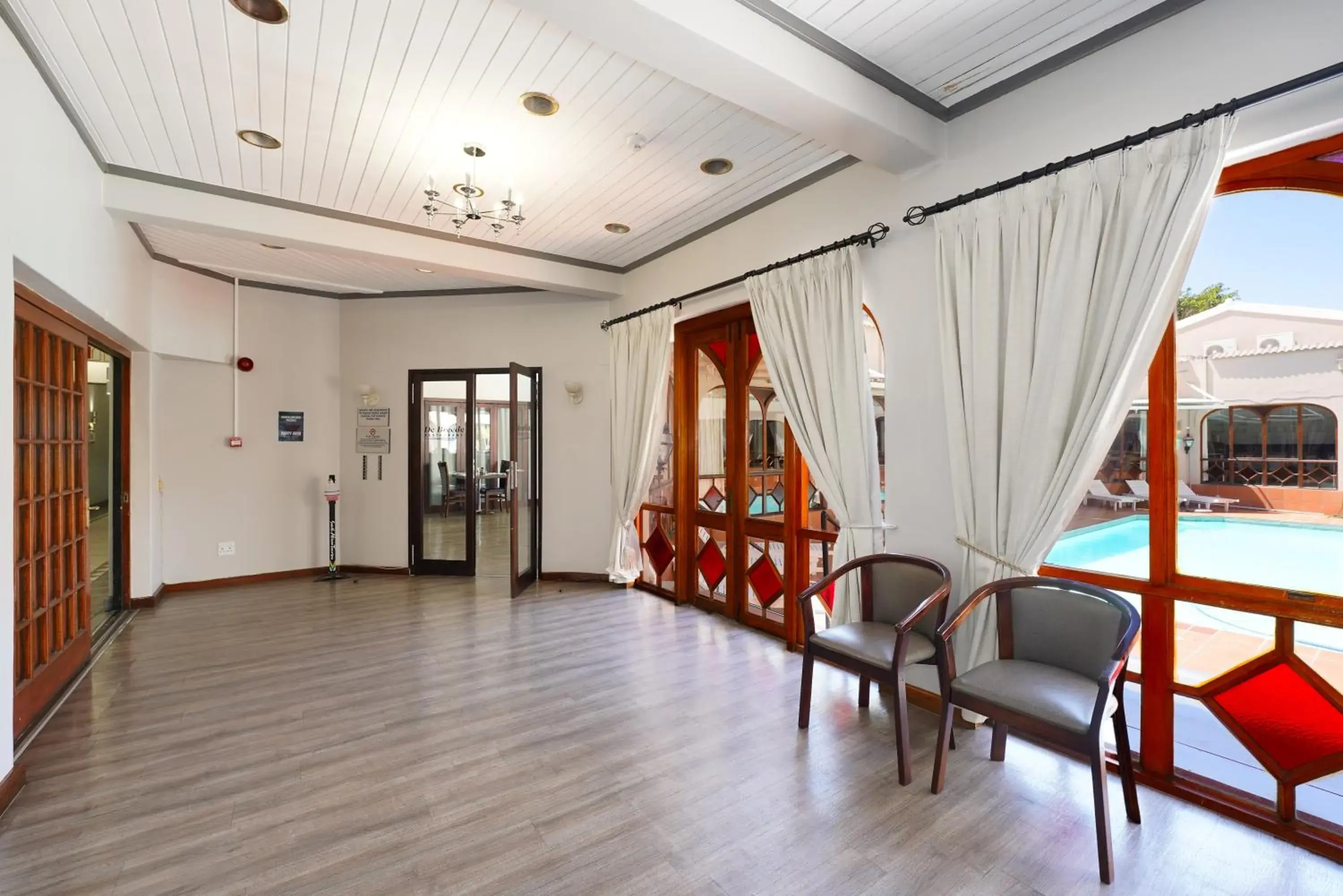 Pool view in Cumberland Hotel Worcester Pool view in Cumberland Hotel Worcester