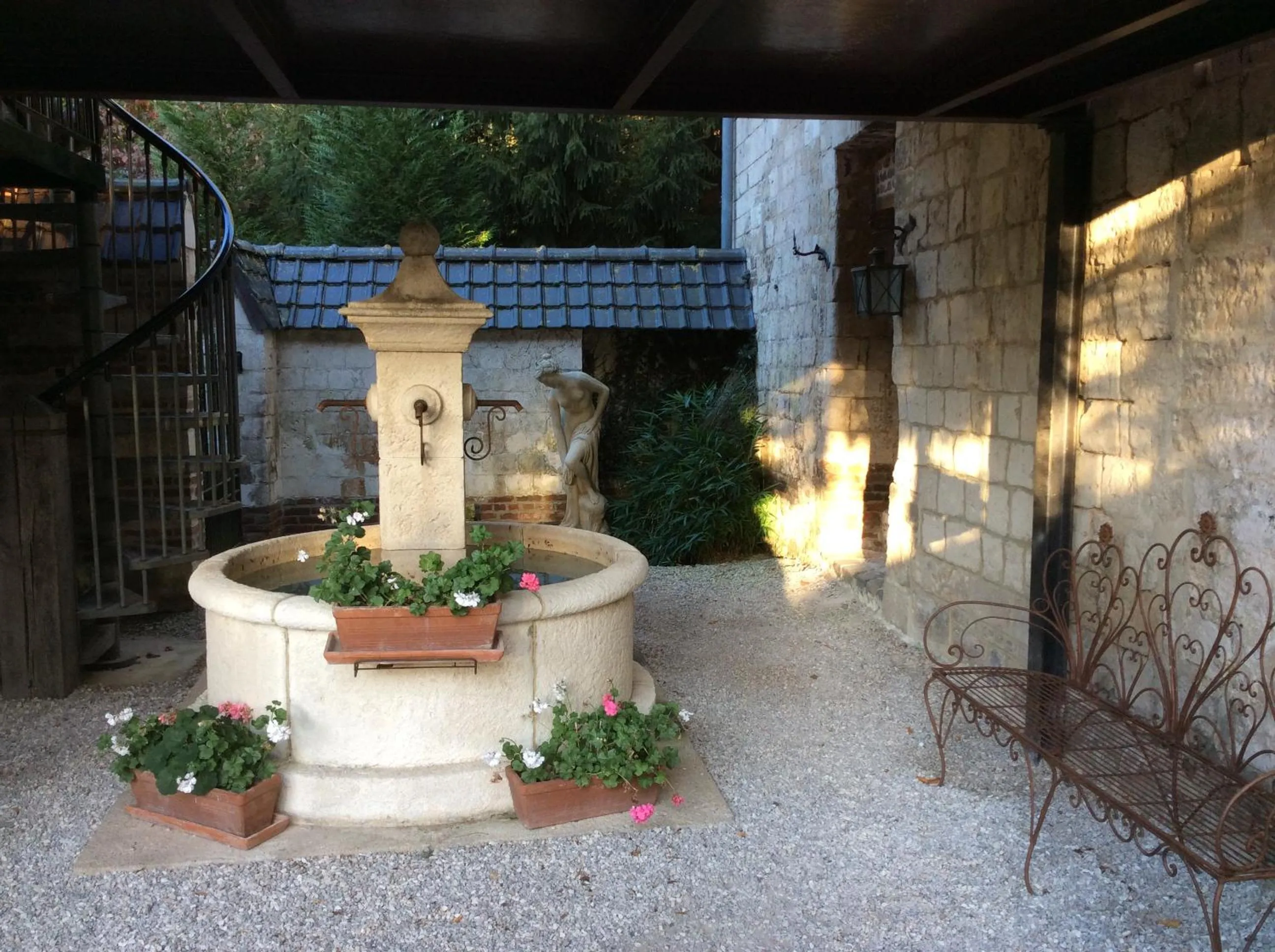 Garden view in La Ferme des Templiers de Fléchinelle