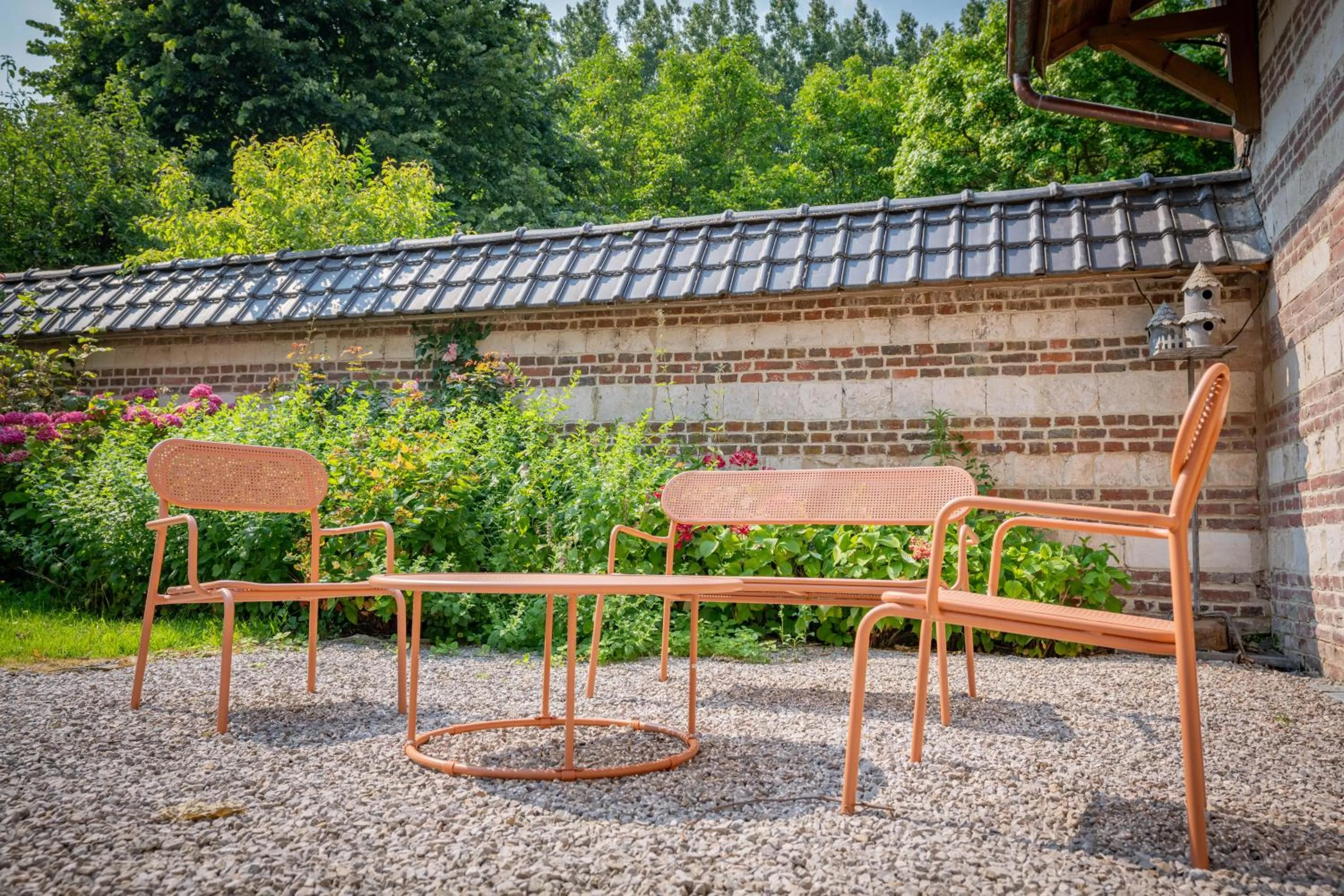 Garden in La Ferme des Templiers de Fléchinelle