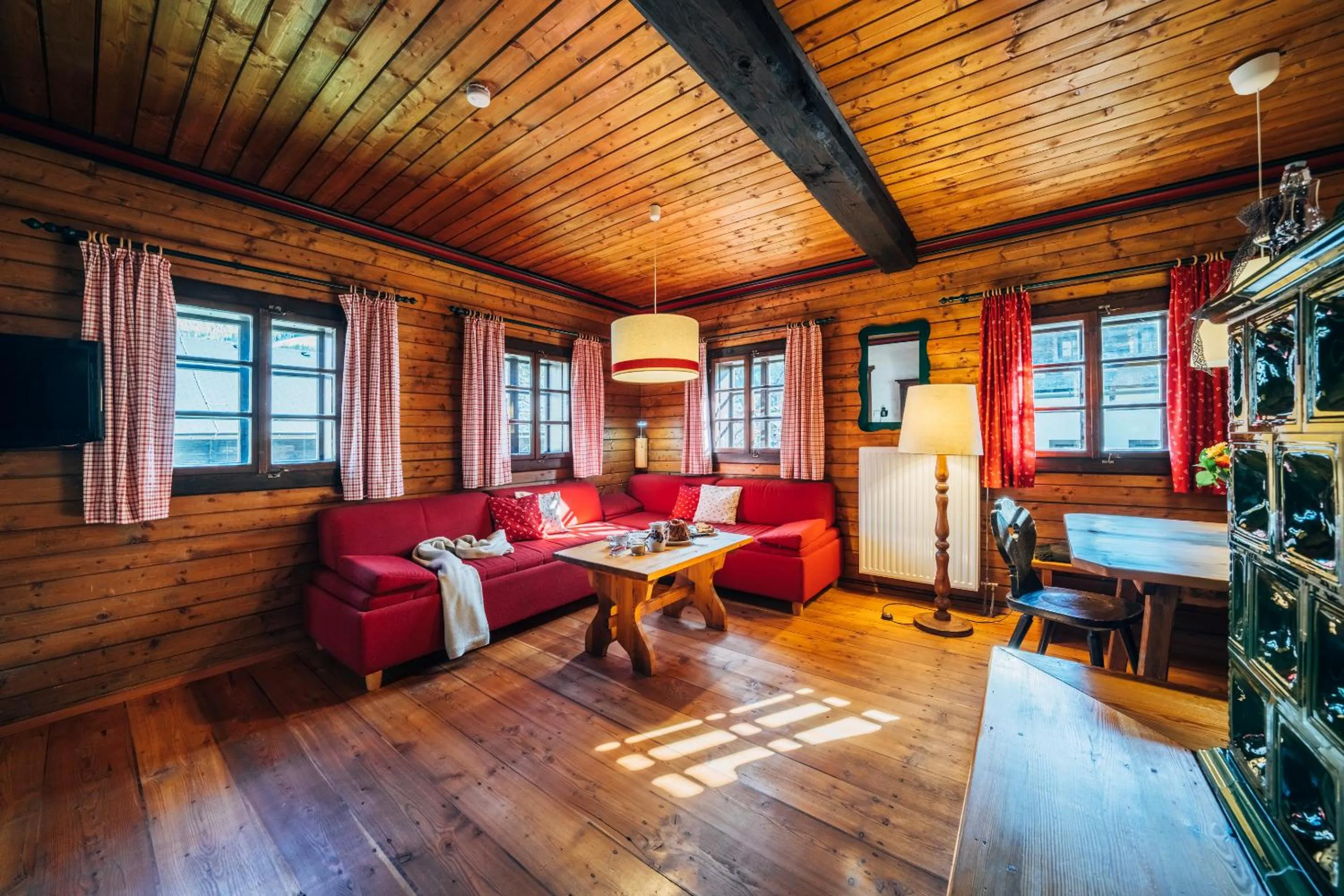 Living room in Slow Travel Resort Kirchleitn