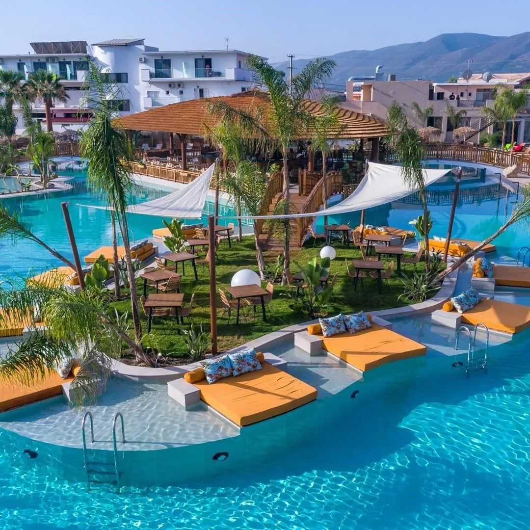 Swimming pool in Letsos Hotel