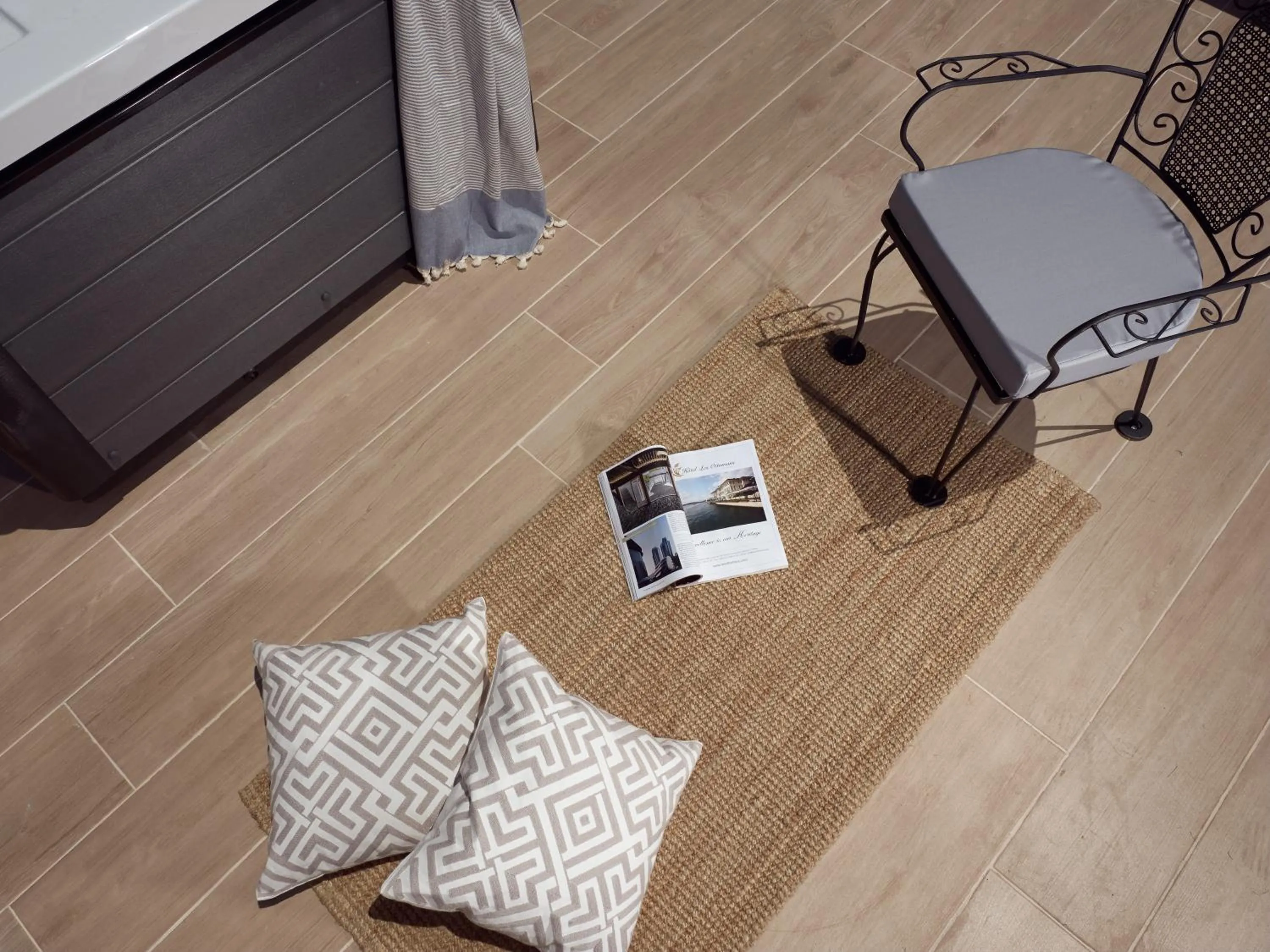 Seating area in Letsos Hotel