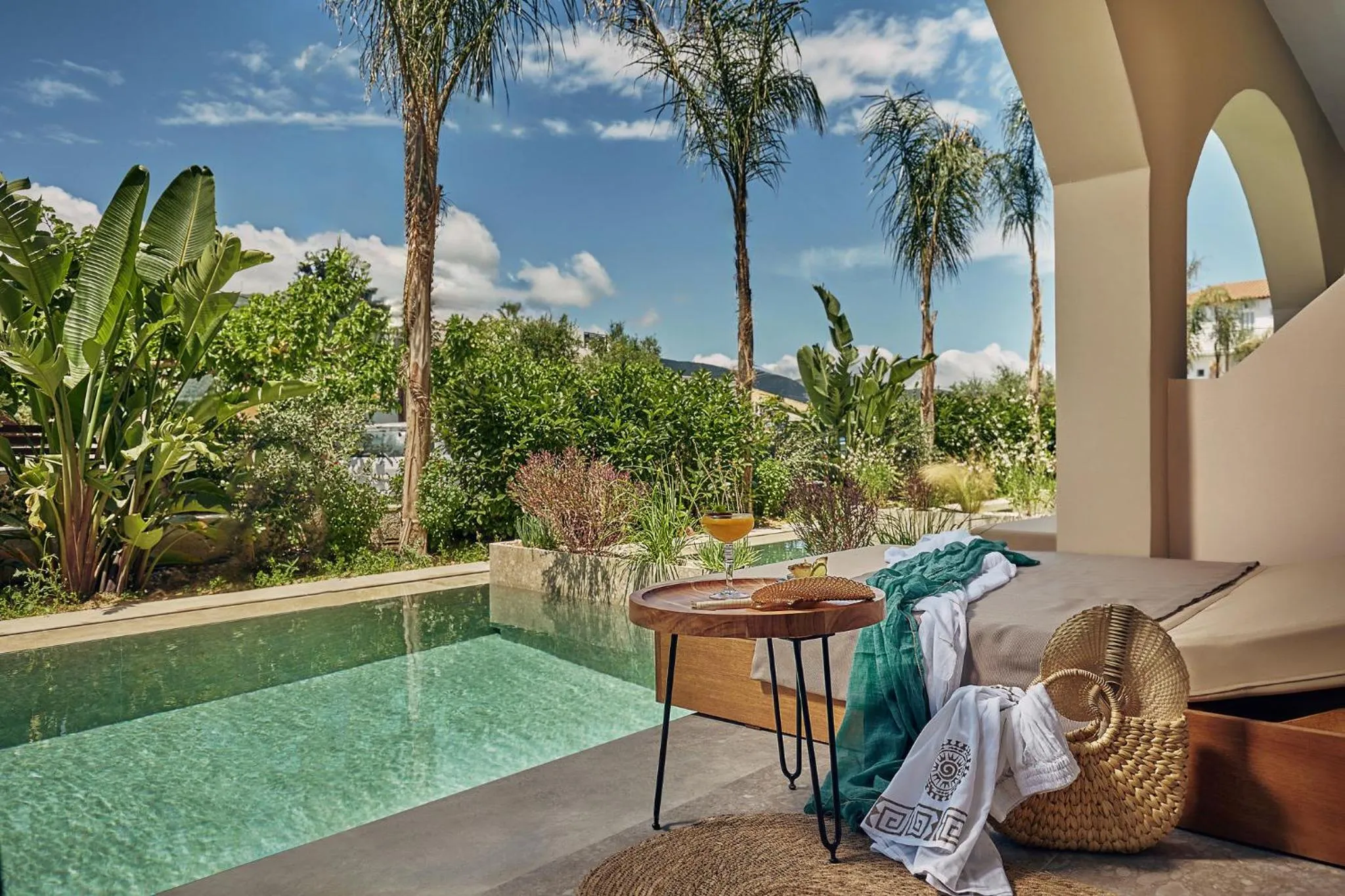 sunbed in Letsos Hotel