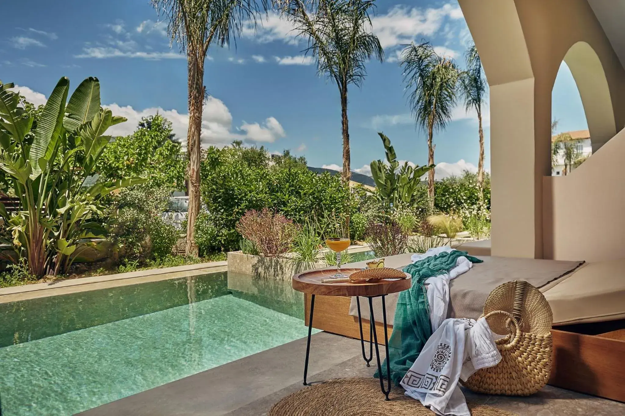 Deluxe Double or Twin Room with Pool Access in Letsos Hotel Deluxe Double or Twin Room with Pool Access in Letsos Hotel