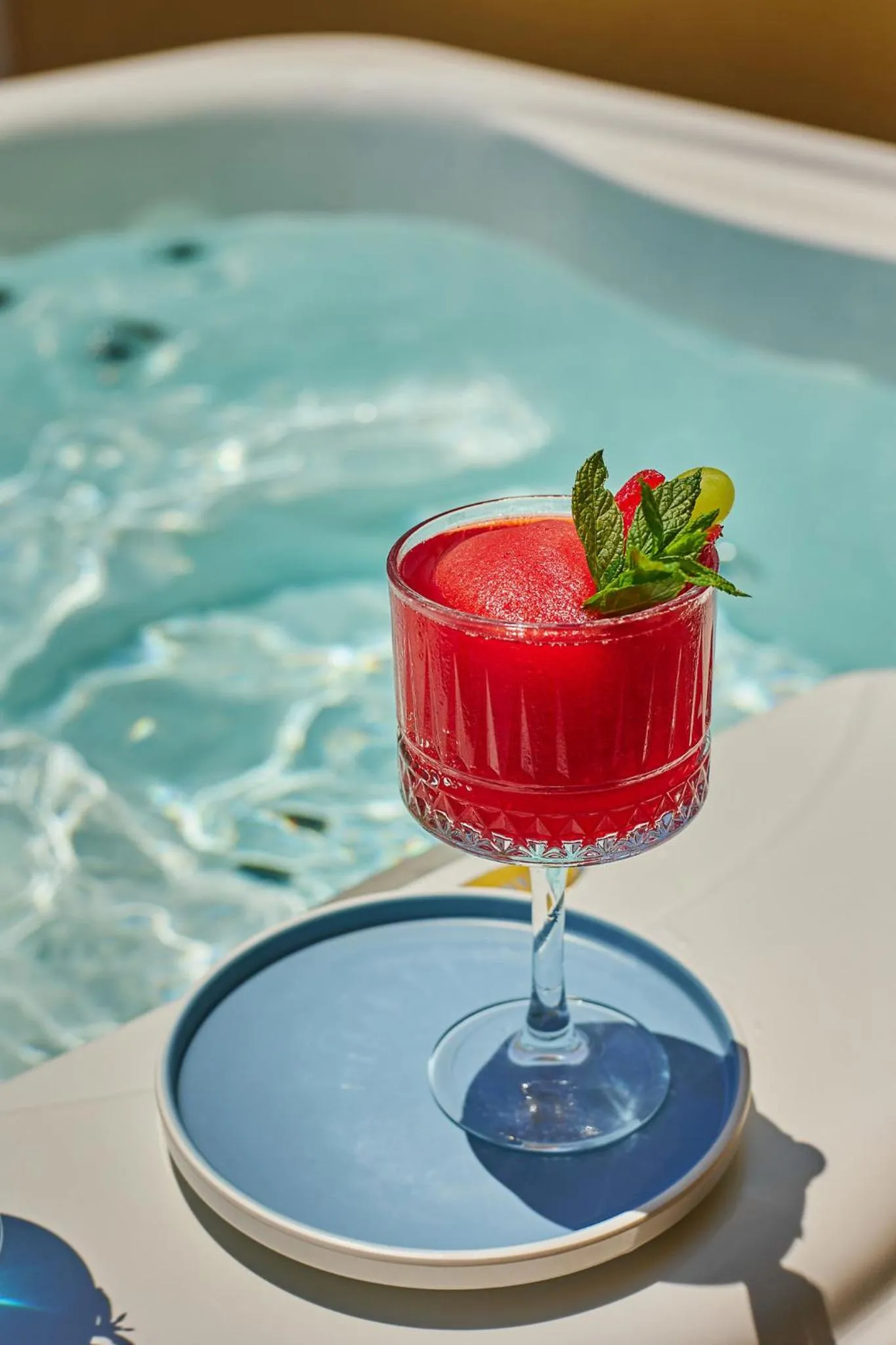 Hot Tub in Letsos Hotel