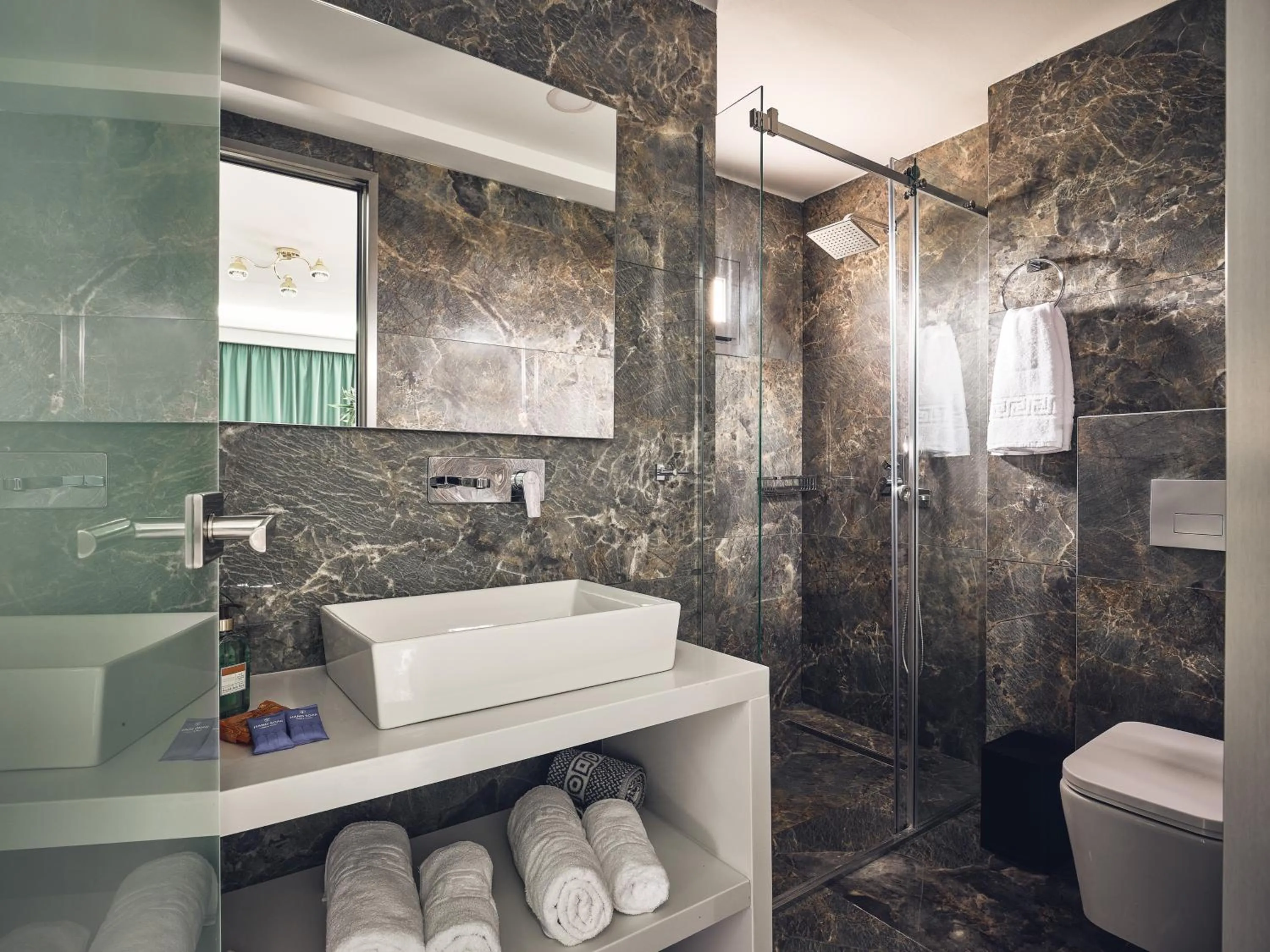 Bathroom in Letsos Hotel