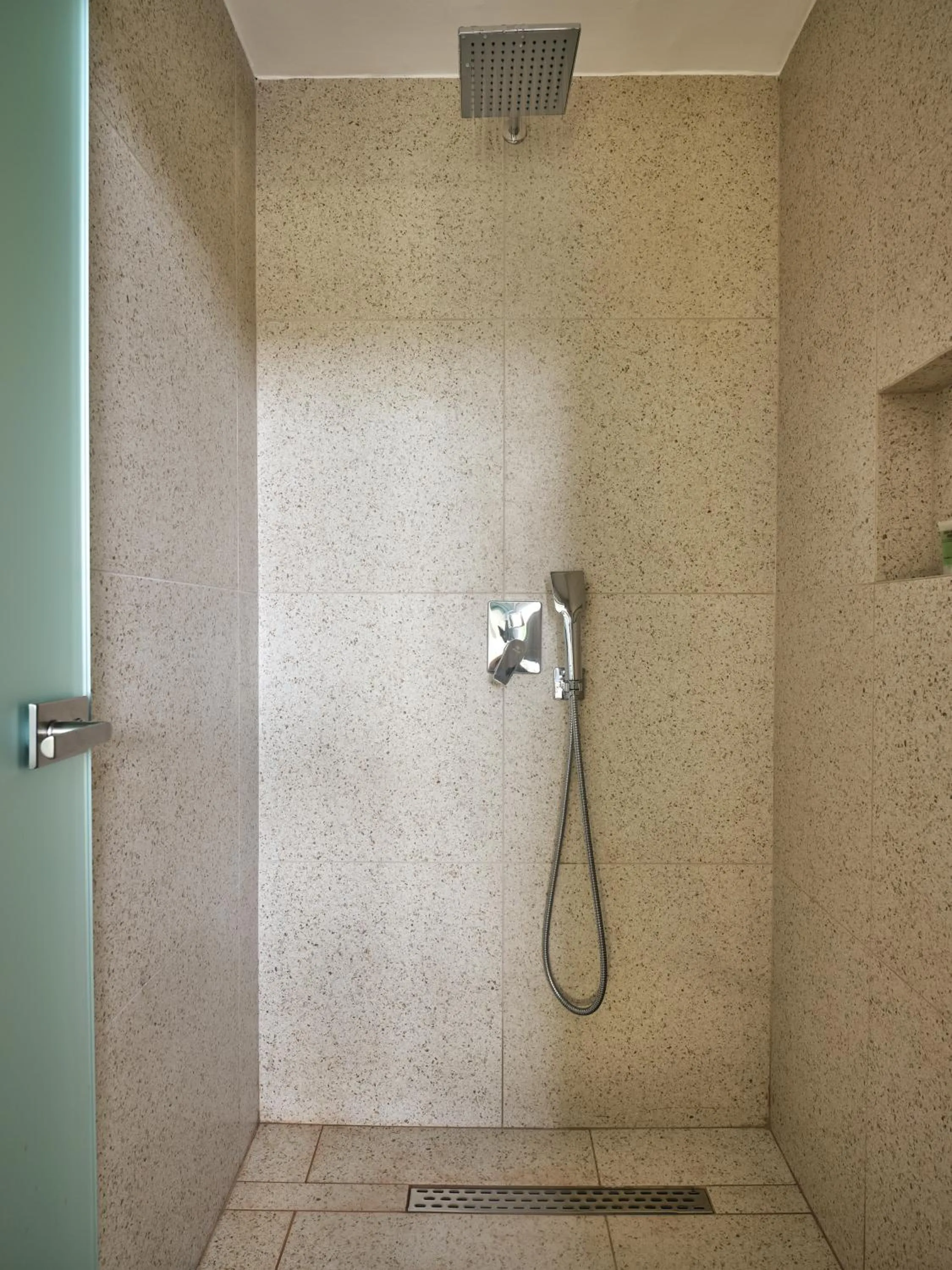 Shower in Letsos Hotel