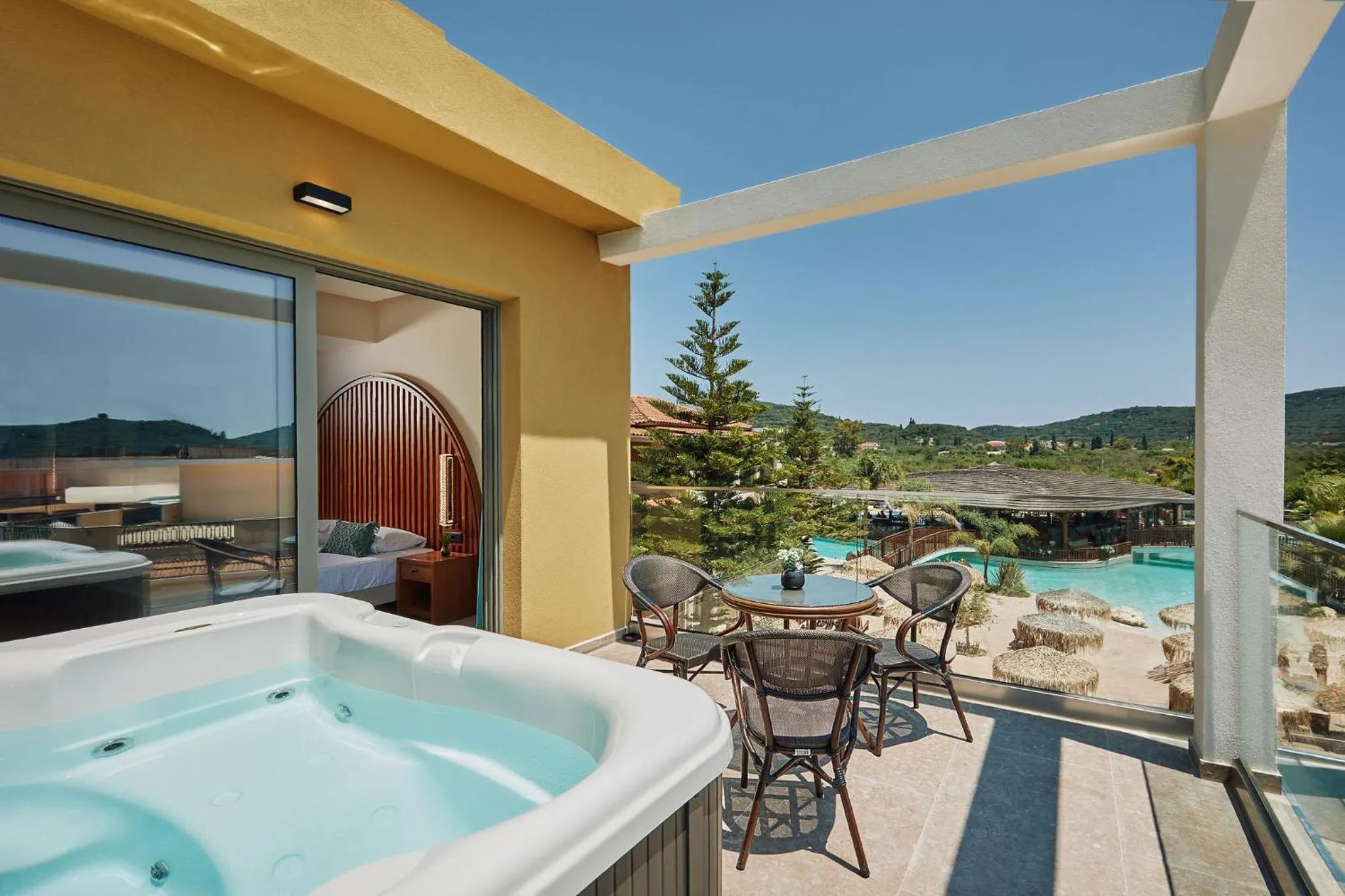 Hot Tub in Letsos Hotel