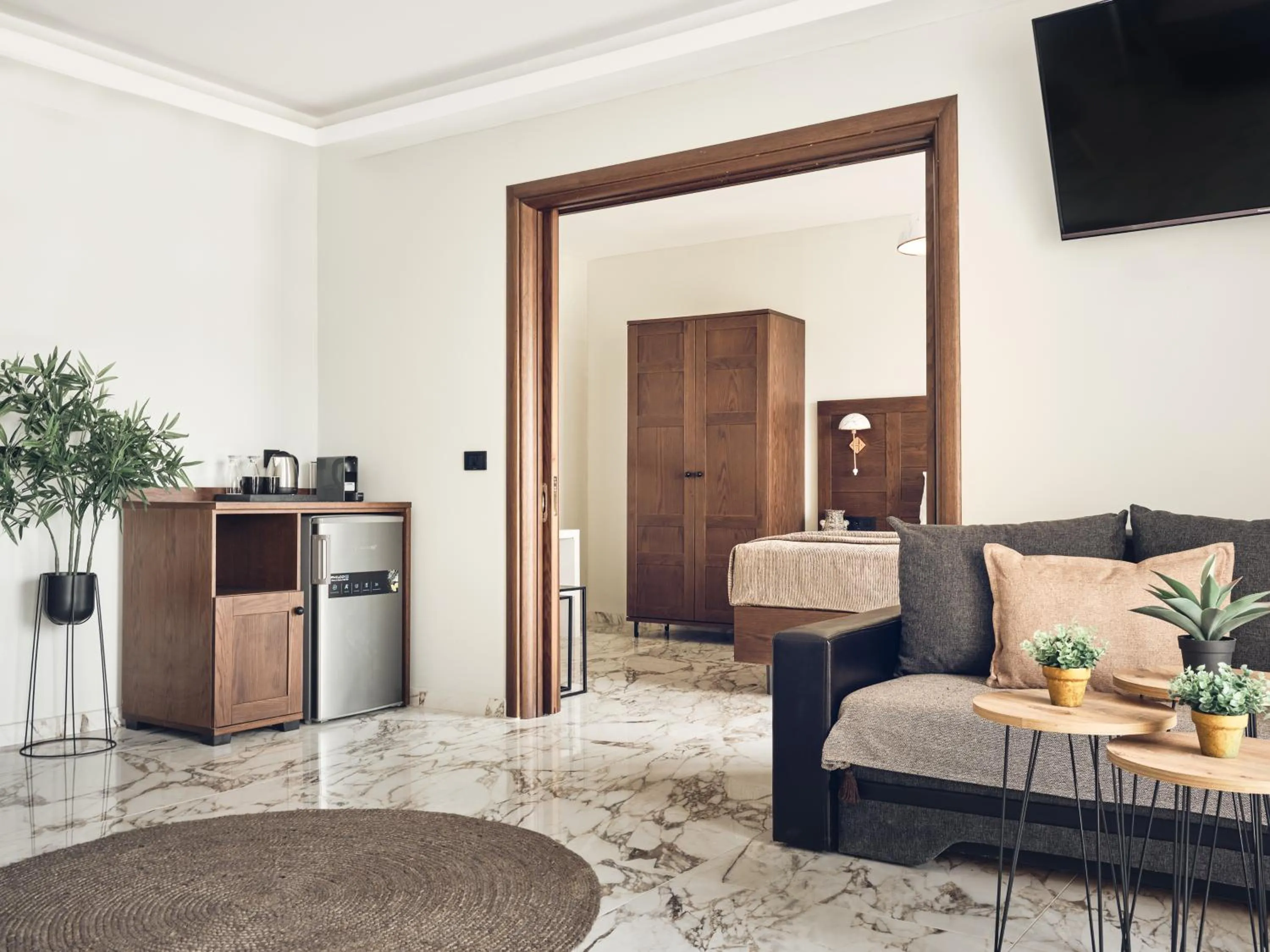 Seating area in Letsos Hotel