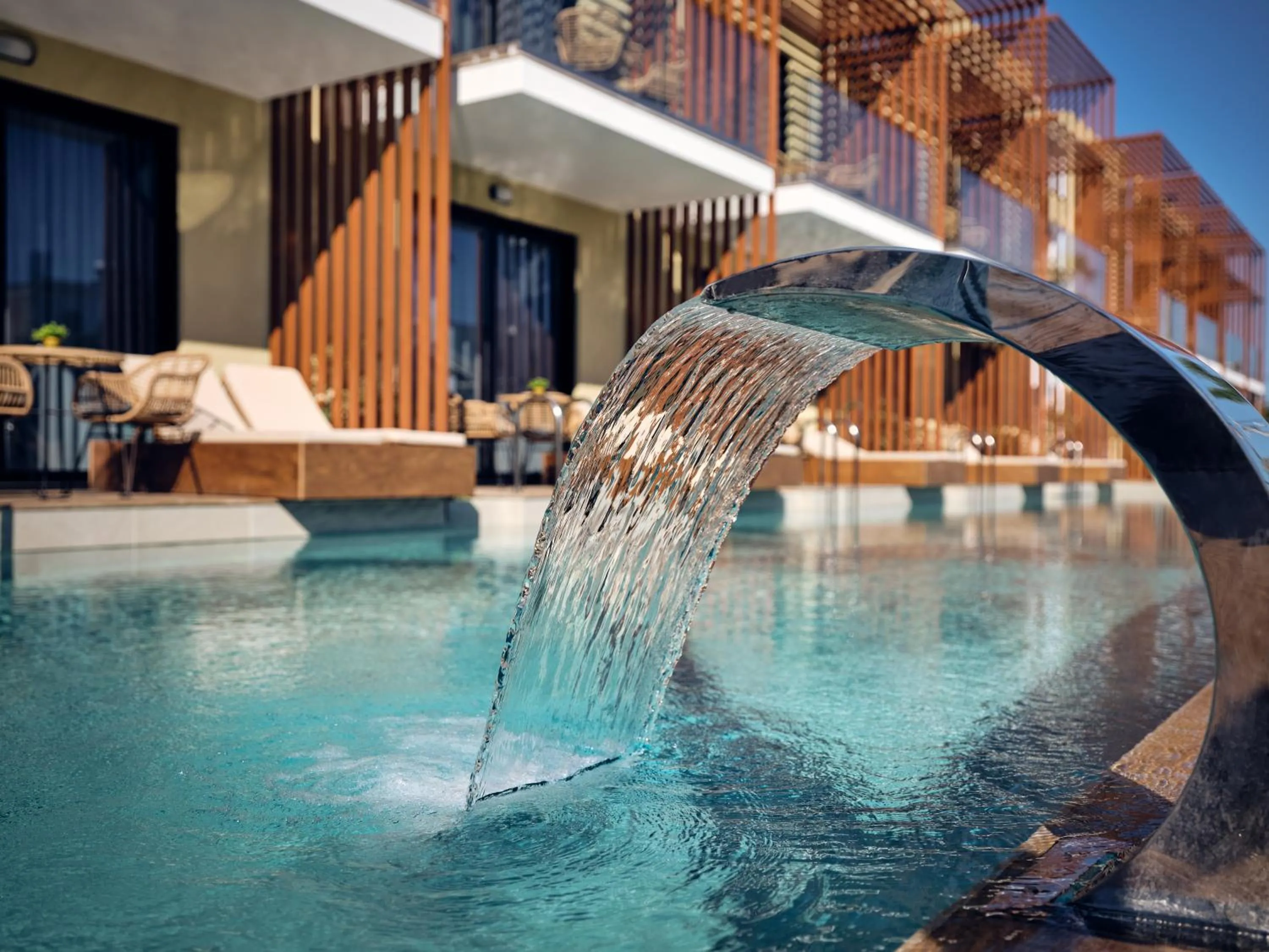 Swimming pool in Letsos Hotel