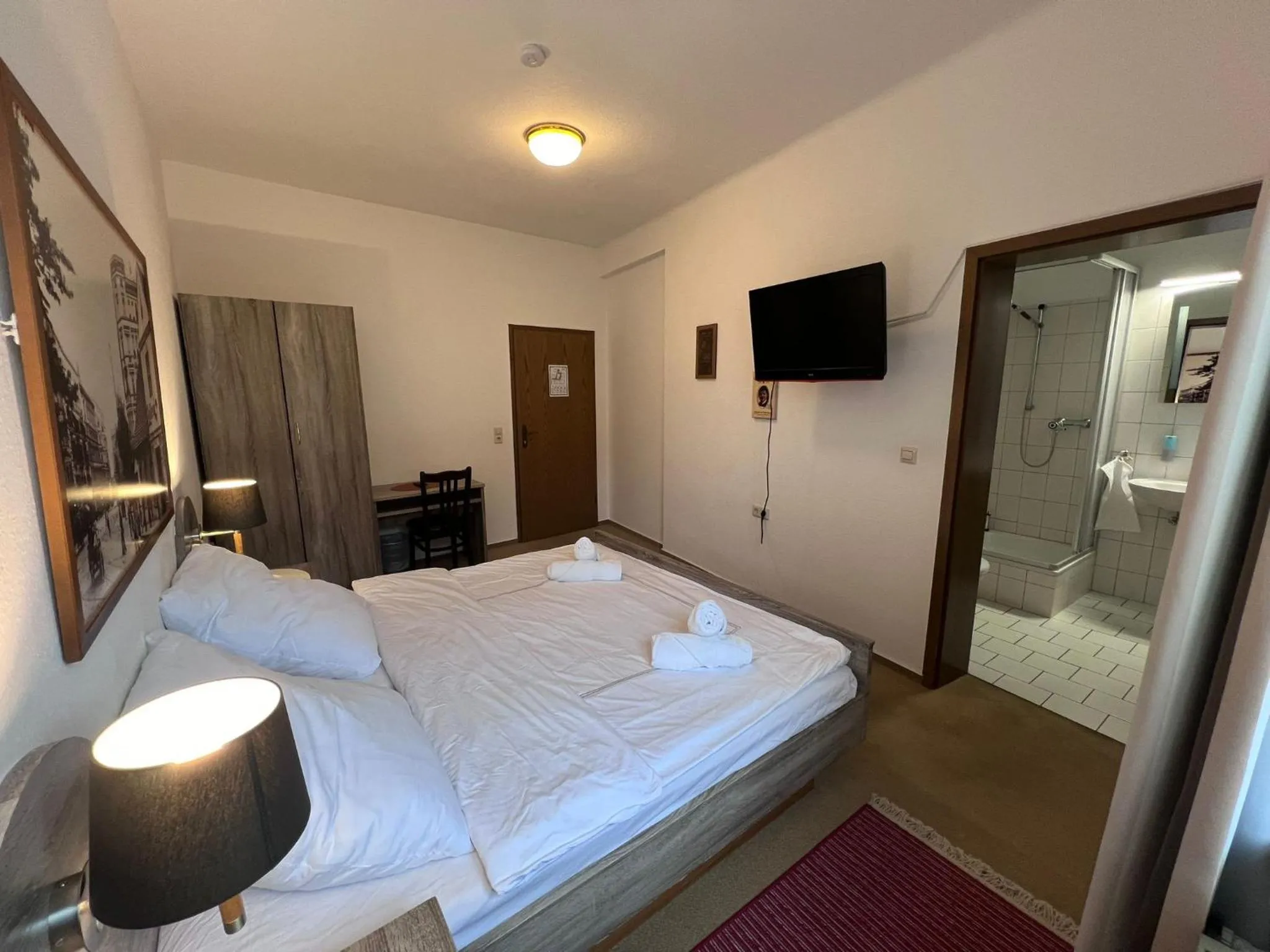 Bed in Hotel Doko Gardelegen