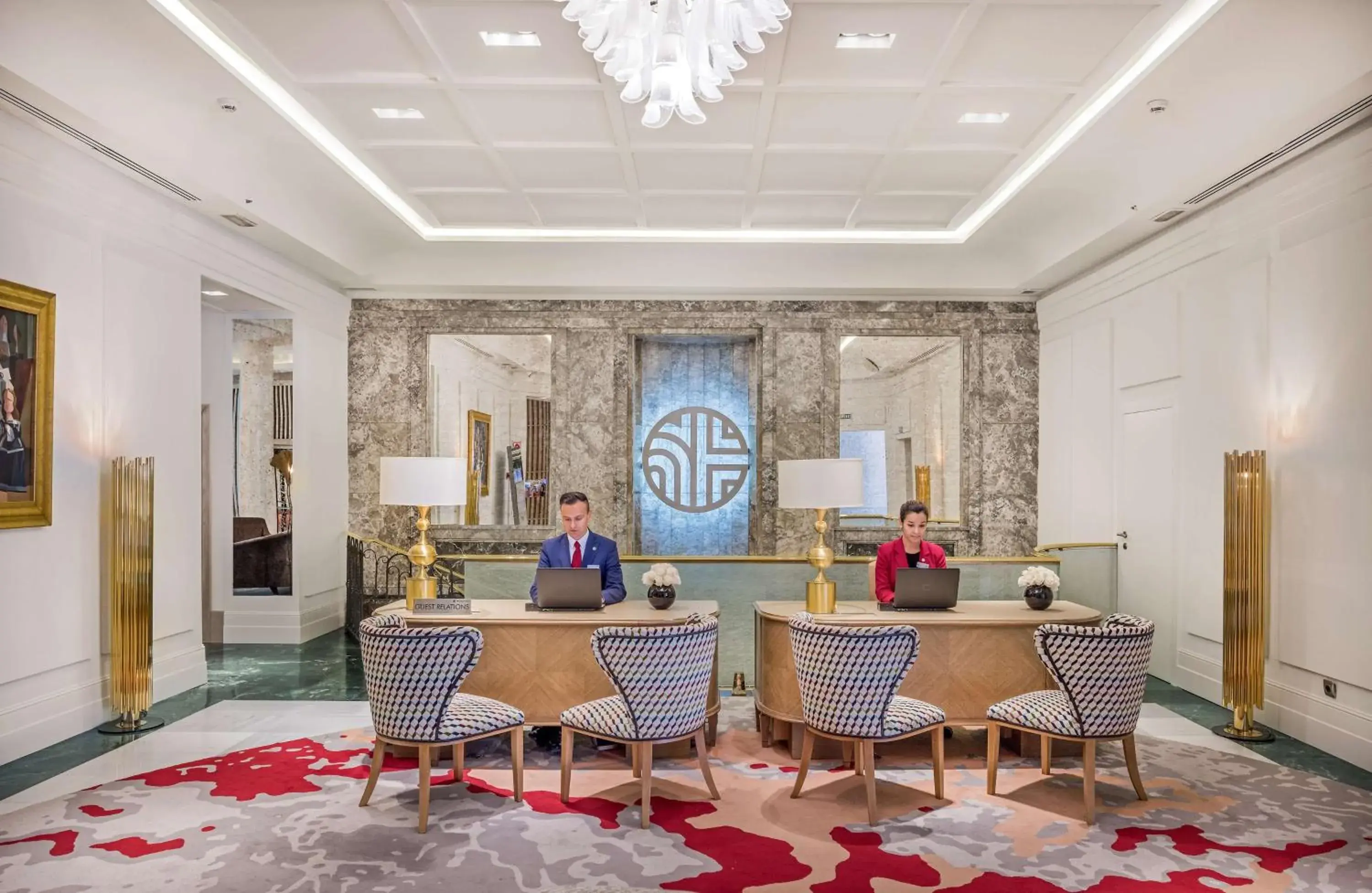 Lobby or reception in NH Collection Madrid Paseo del Prado Lobby or reception in NH Collection Madrid Paseo del Prado