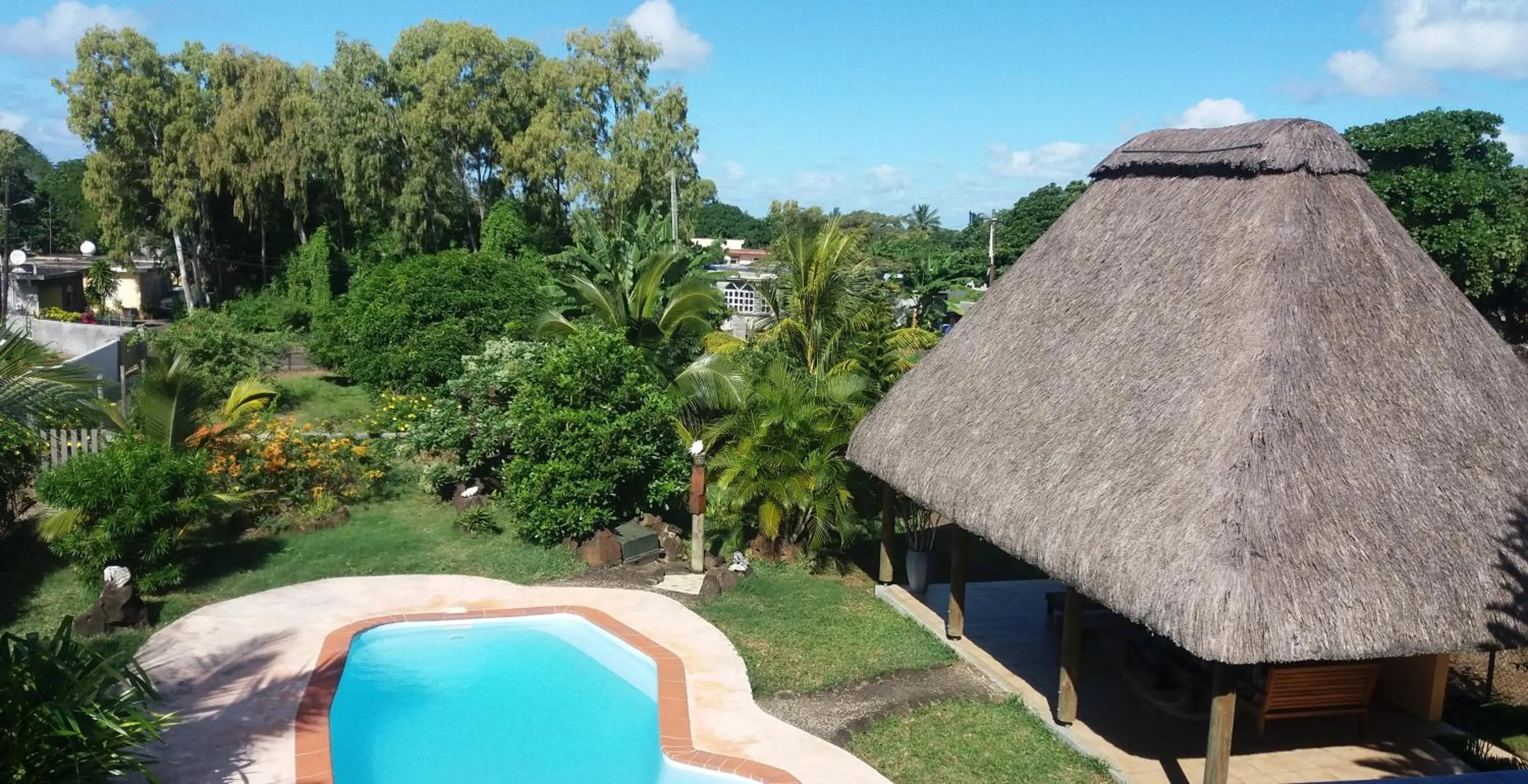 Garden view in La Maison Soleil