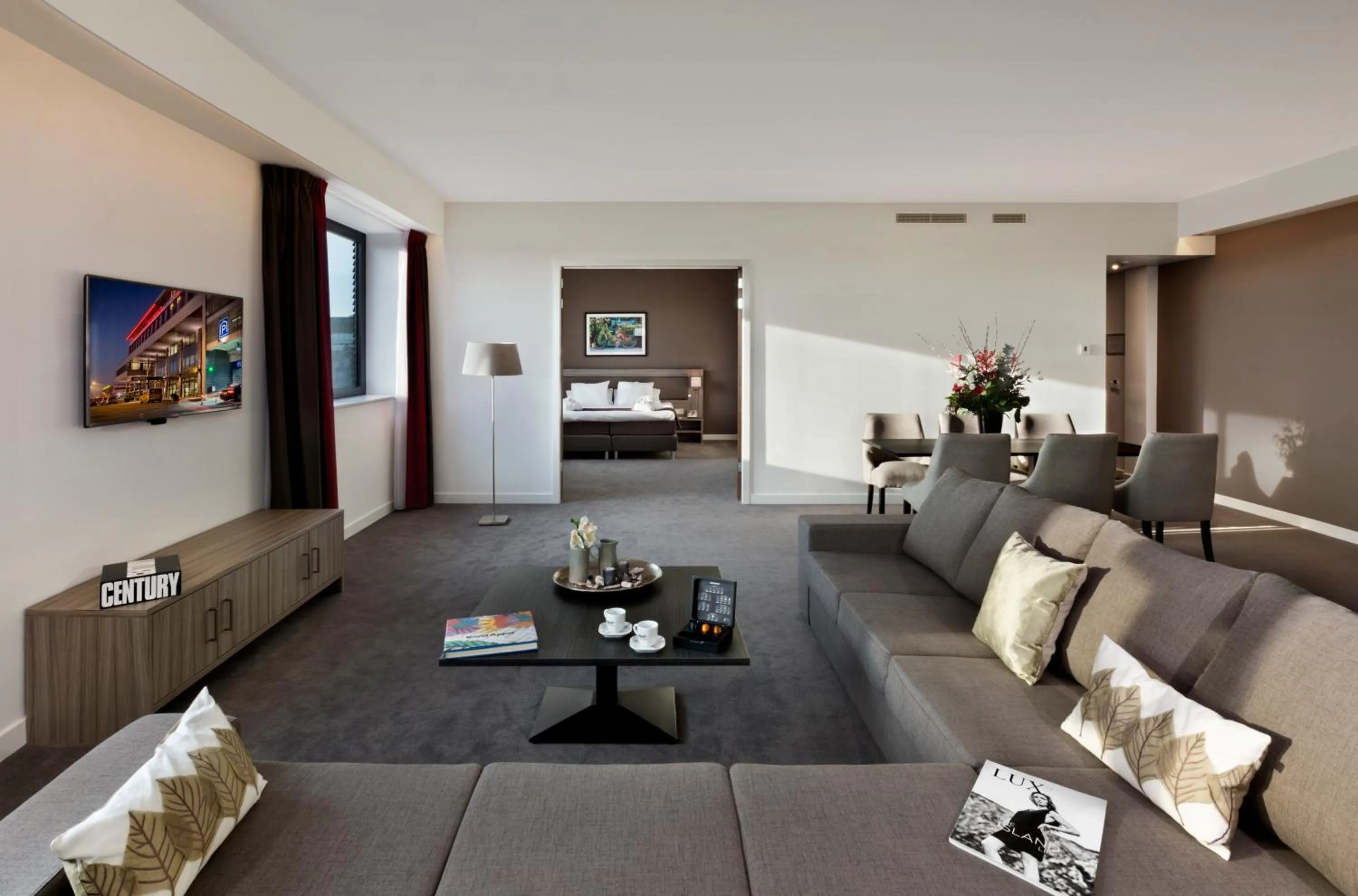 Living room in Fletcher Hotel-Restaurant Wings-Rotterdam