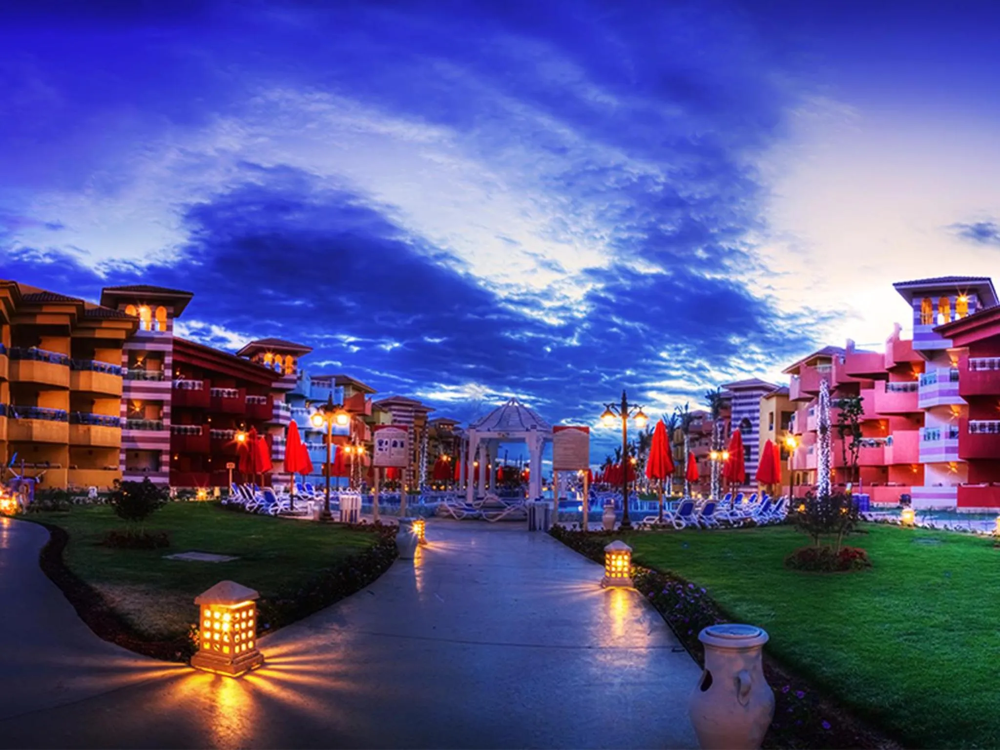 Property building in Porto South Beach by Amer Group - Families only