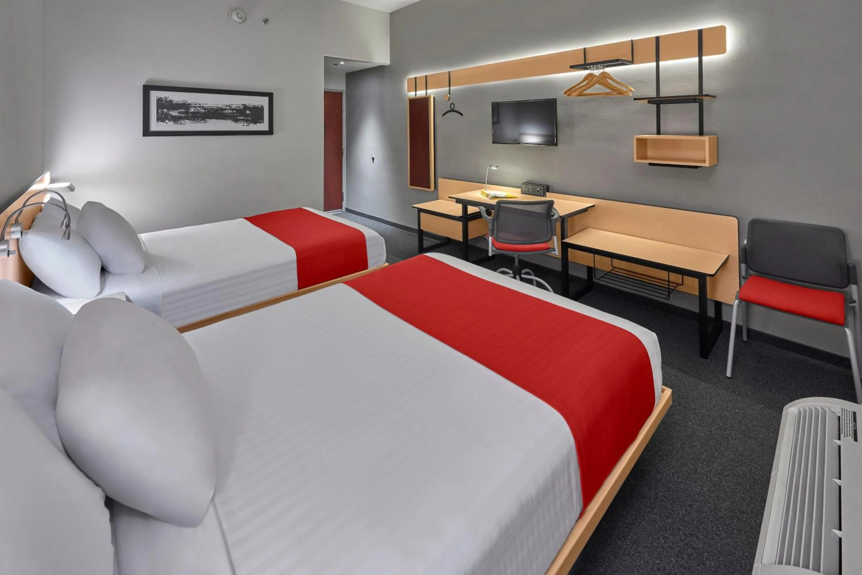Bedroom, Bed in City Express by Marriott Matamoros