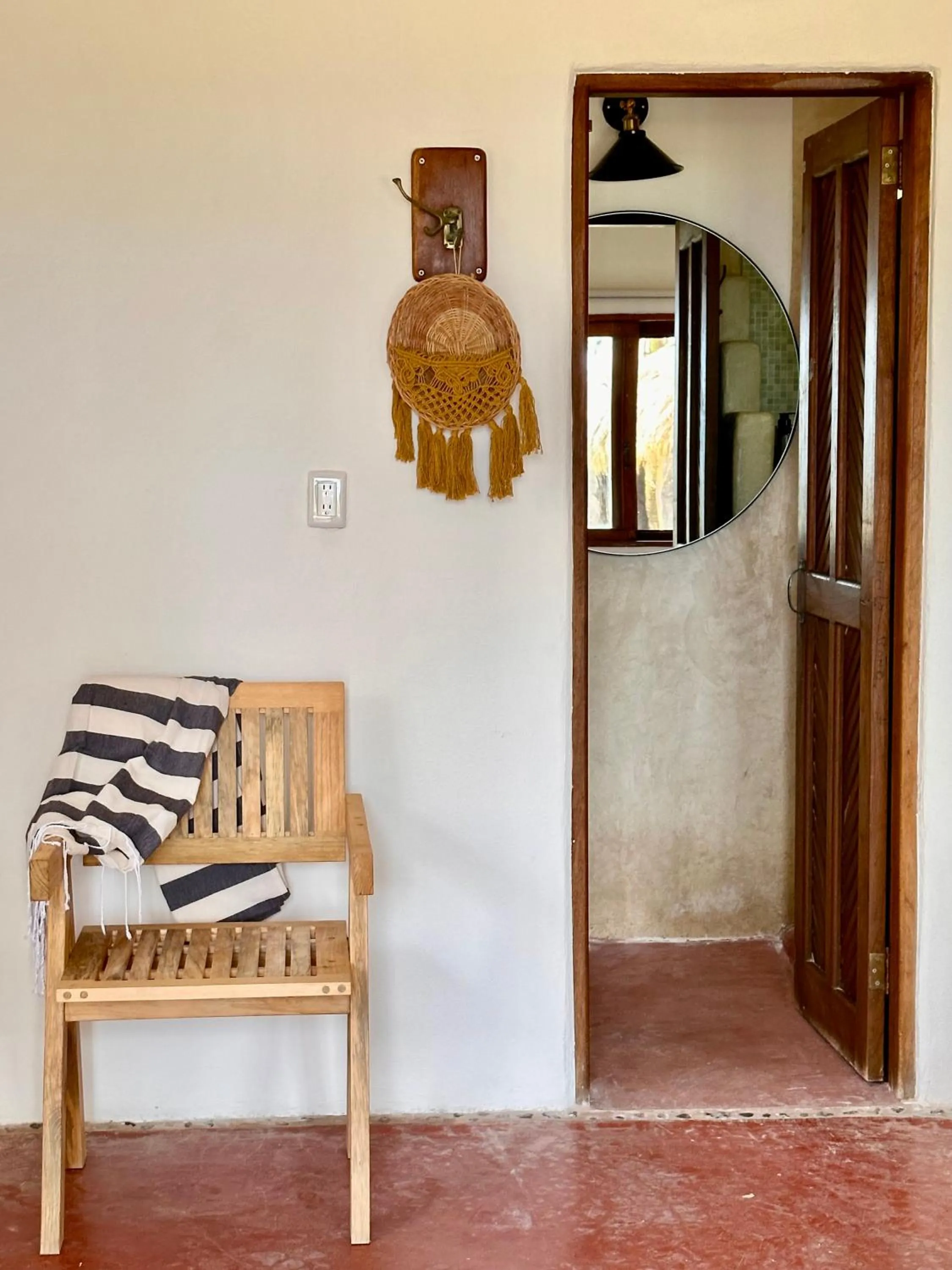 Seating area in La Conchita Tulum