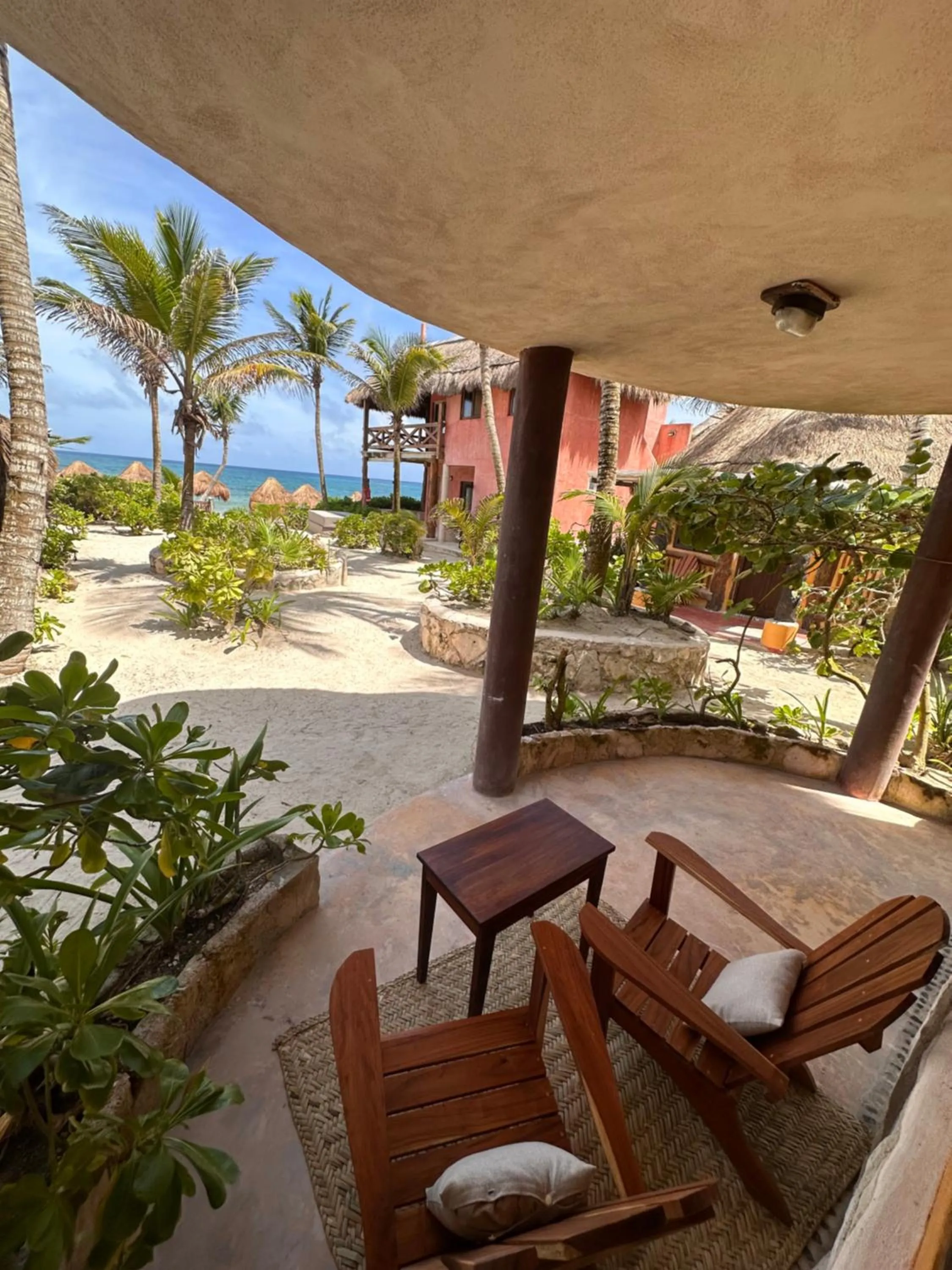 Natural landscape in La Conchita Tulum