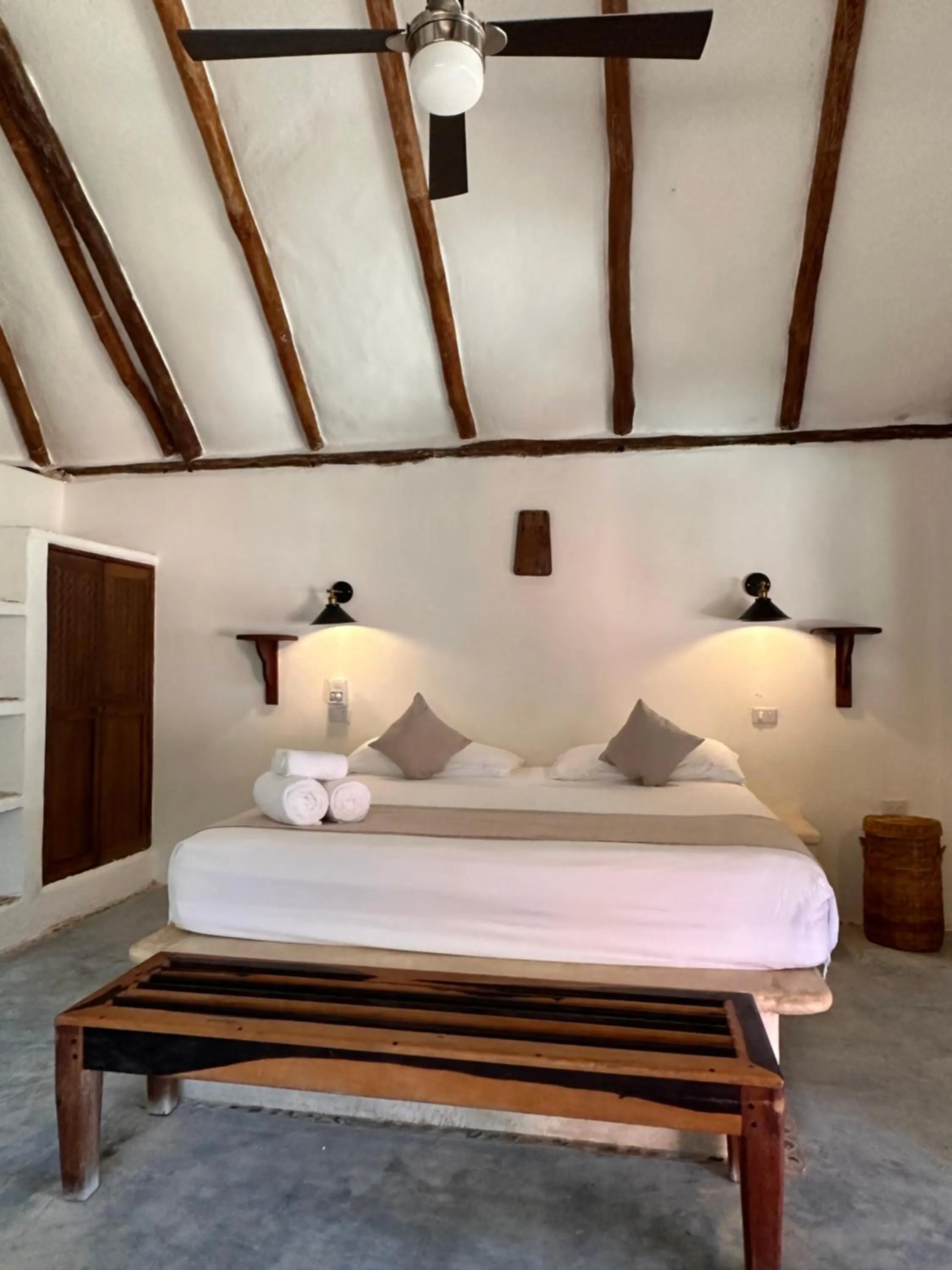 Bedroom, Bed in La Conchita Tulum