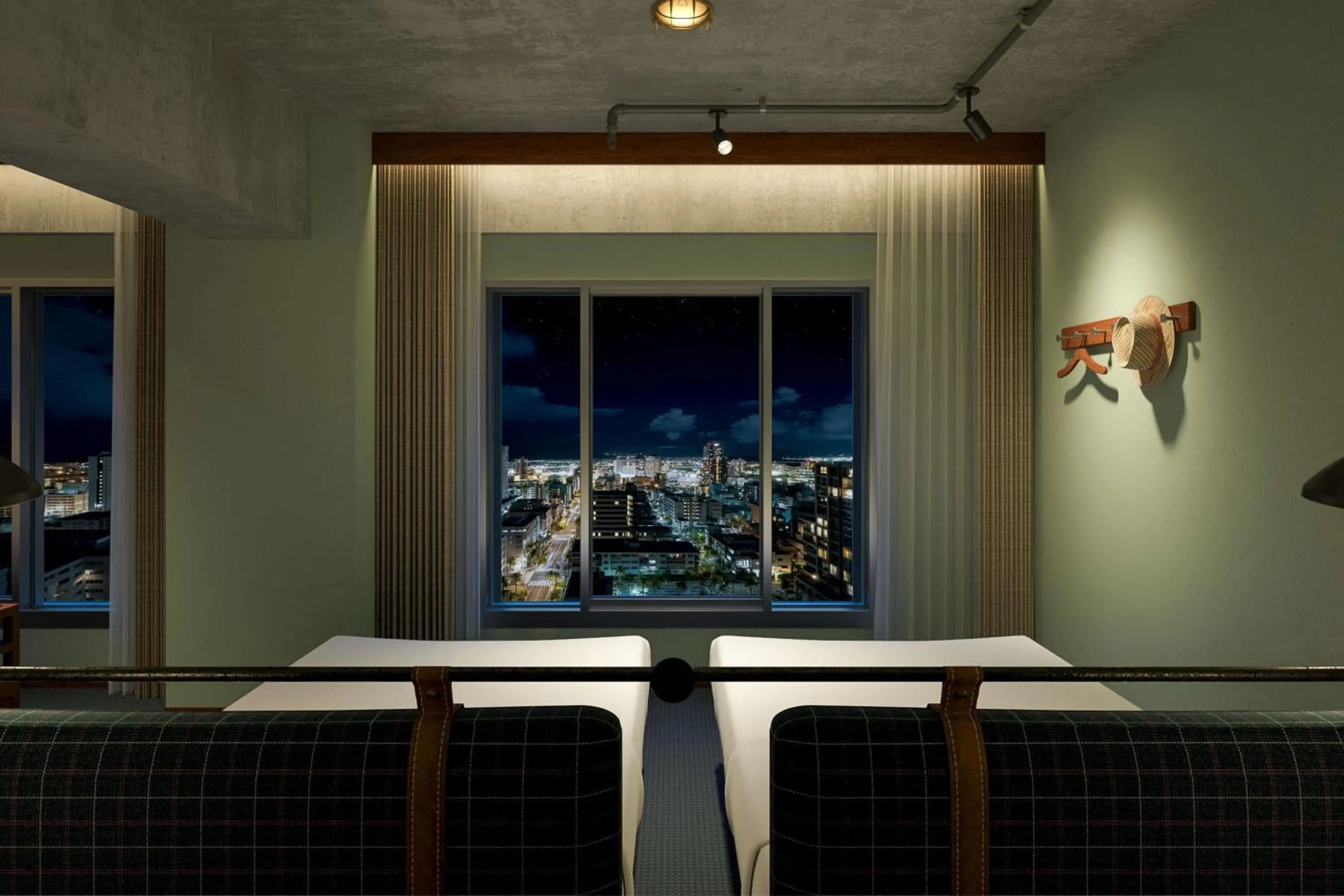 Premier Corner Terrace (2 Bedrooms / Washing Machine) in South Gate Hotel Okinawa