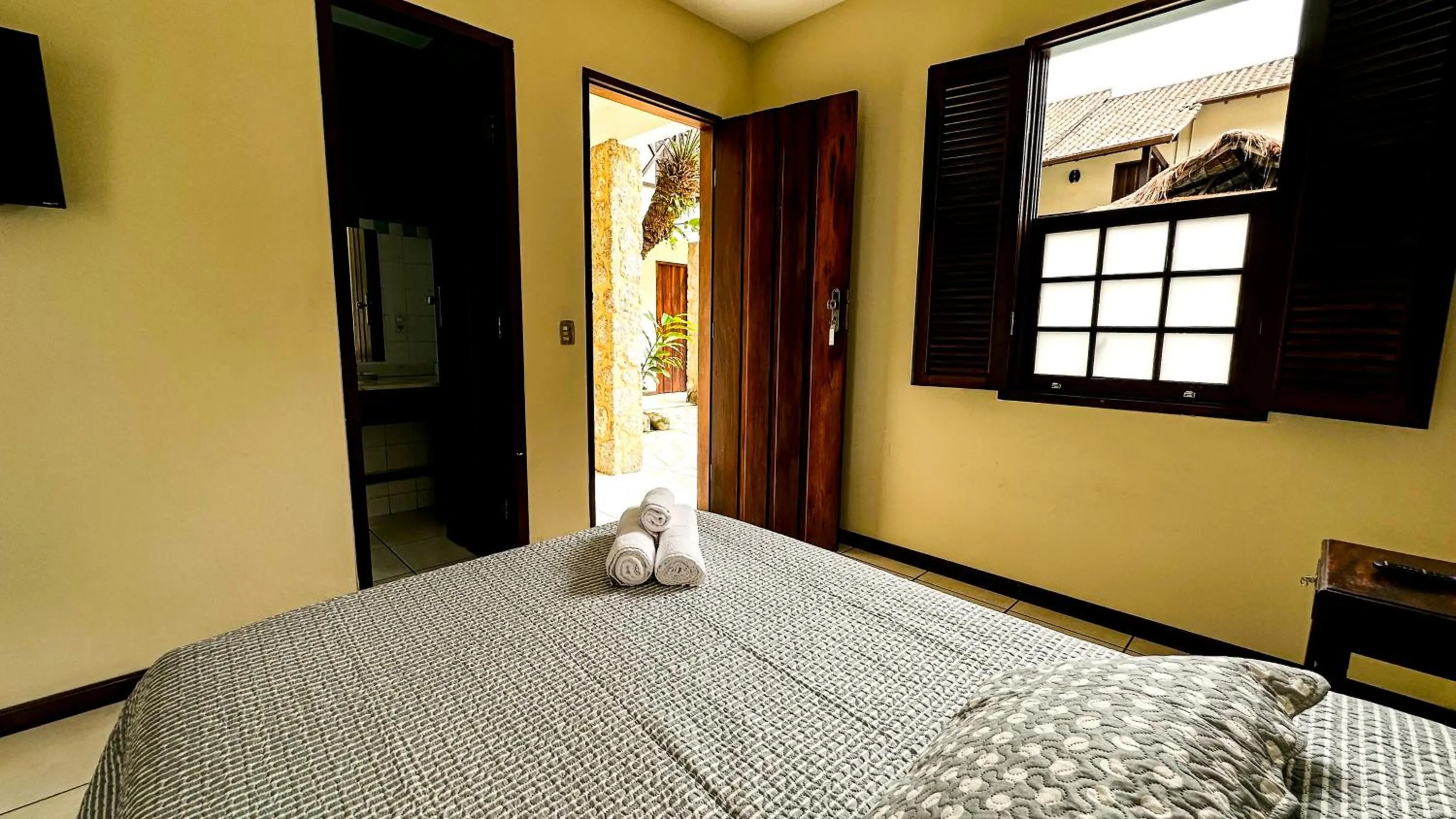 Bed in Pousada Villa Aman