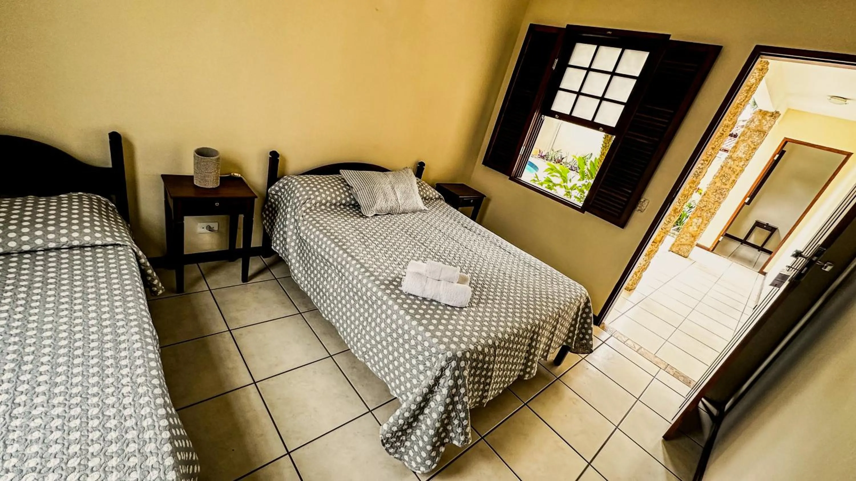 Bed in Pousada Villa Aman
