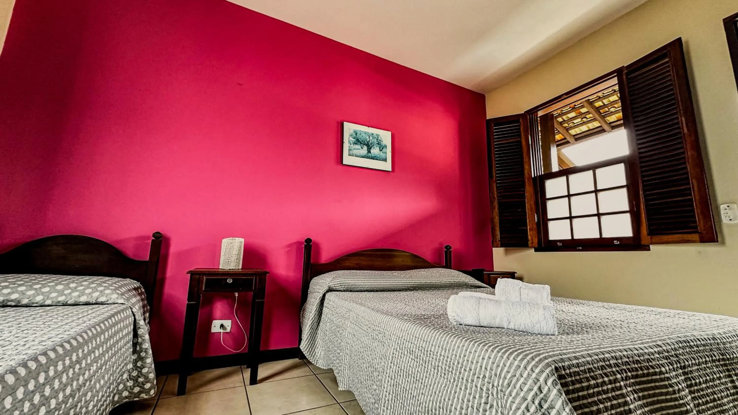 Bed in Pousada Villa Aman