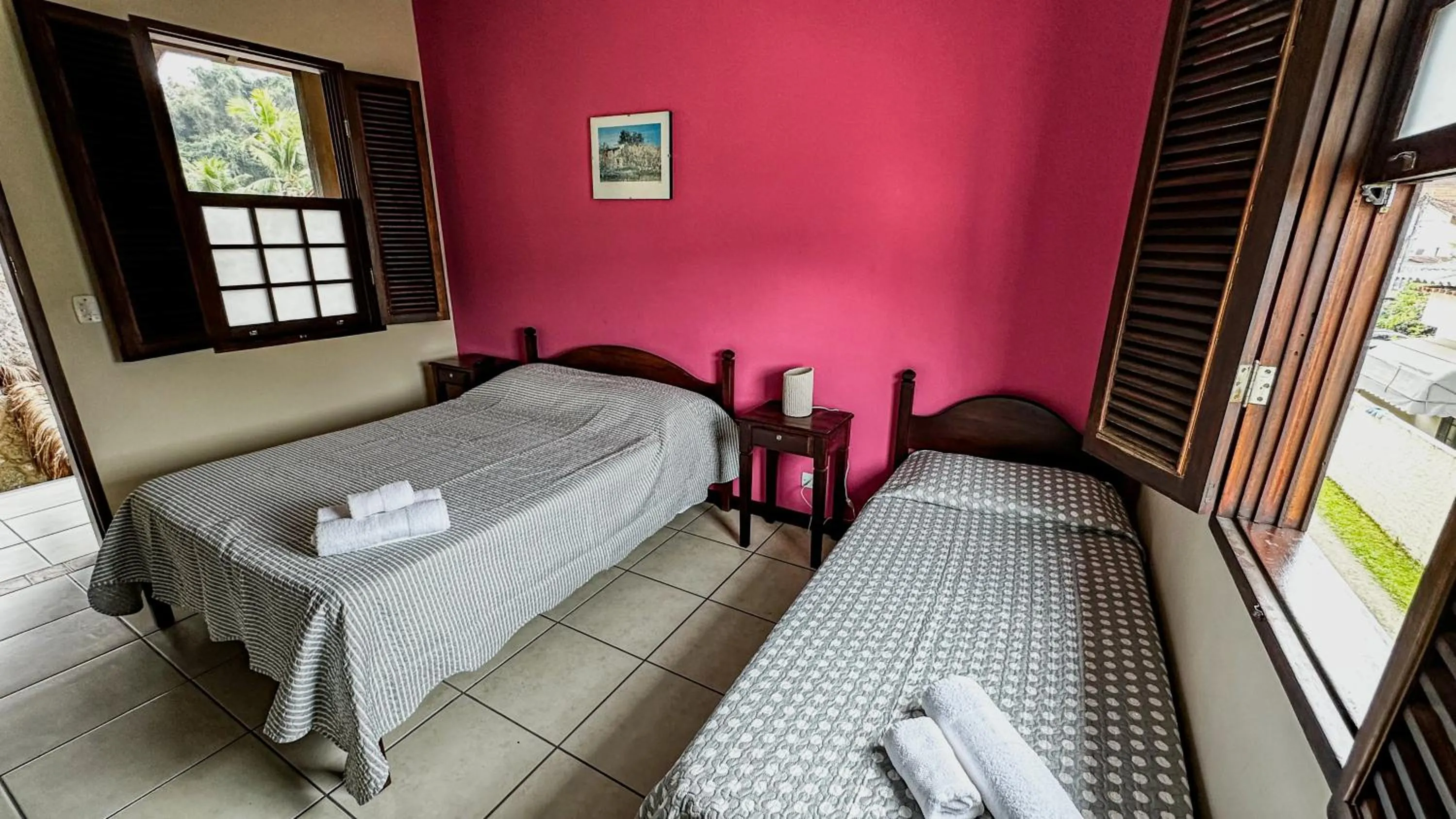 Bed in Pousada Villa Aman