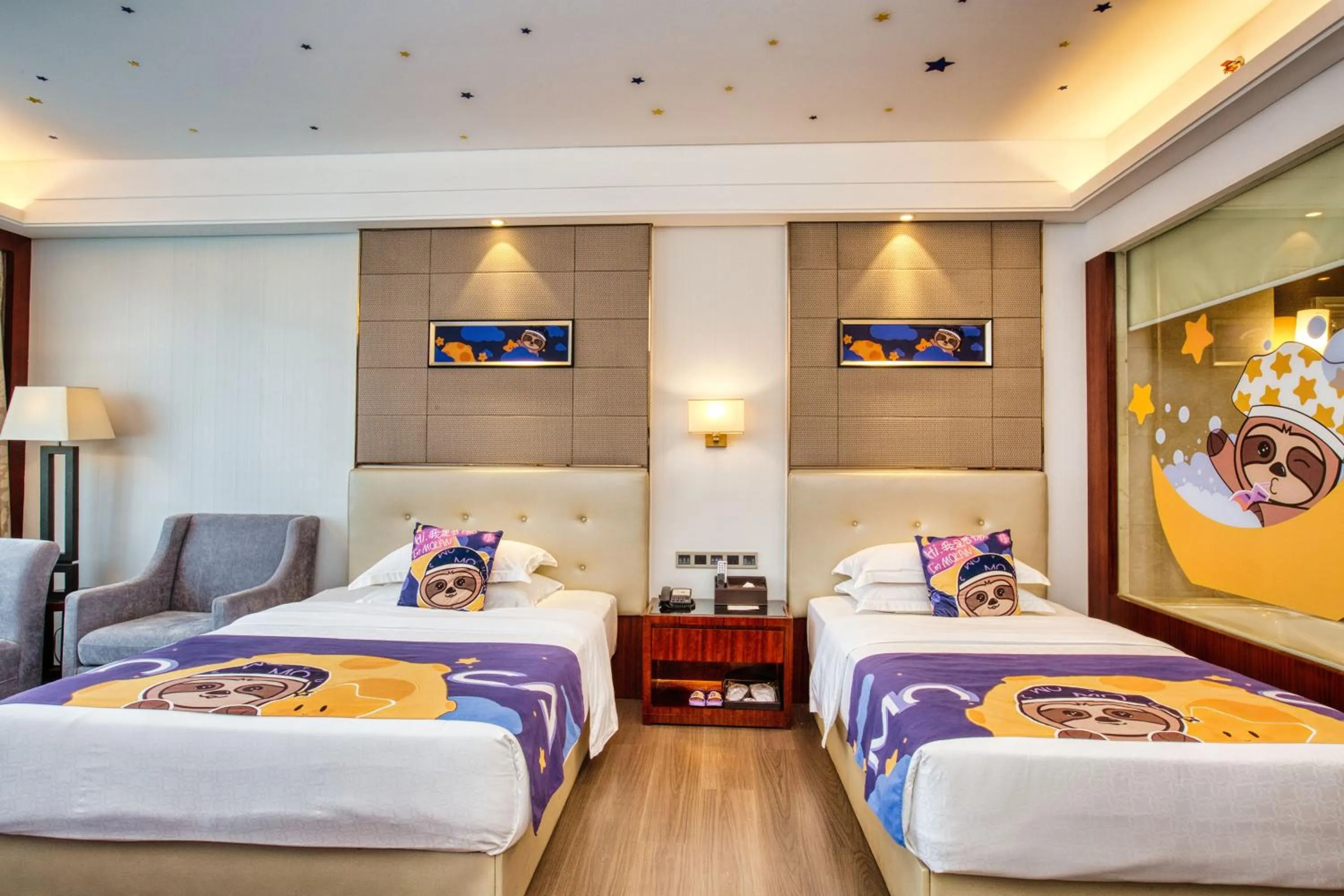 Bed in Wyndham Garden Foshan Nanhai