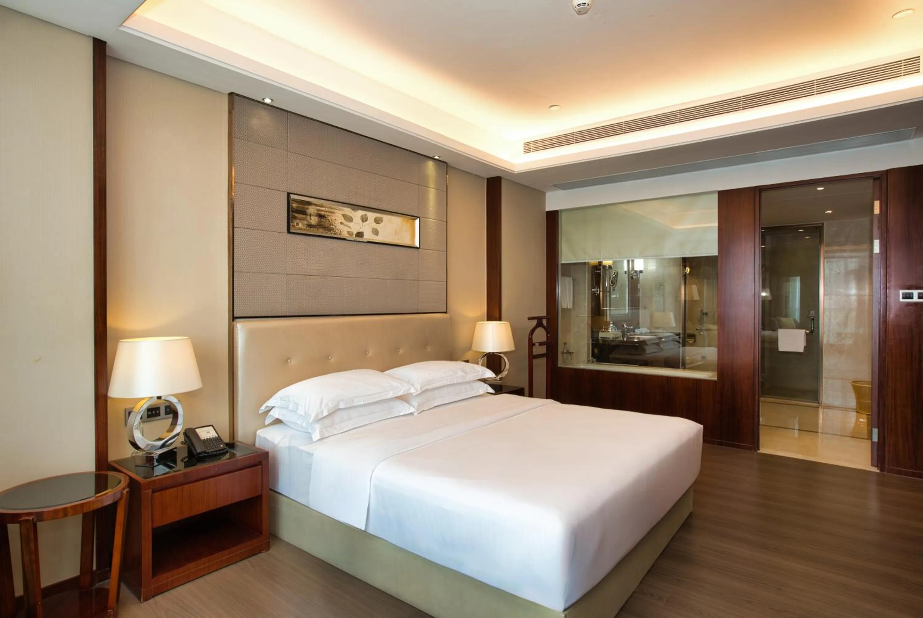 Bed in Wyndham Garden Foshan Nanhai