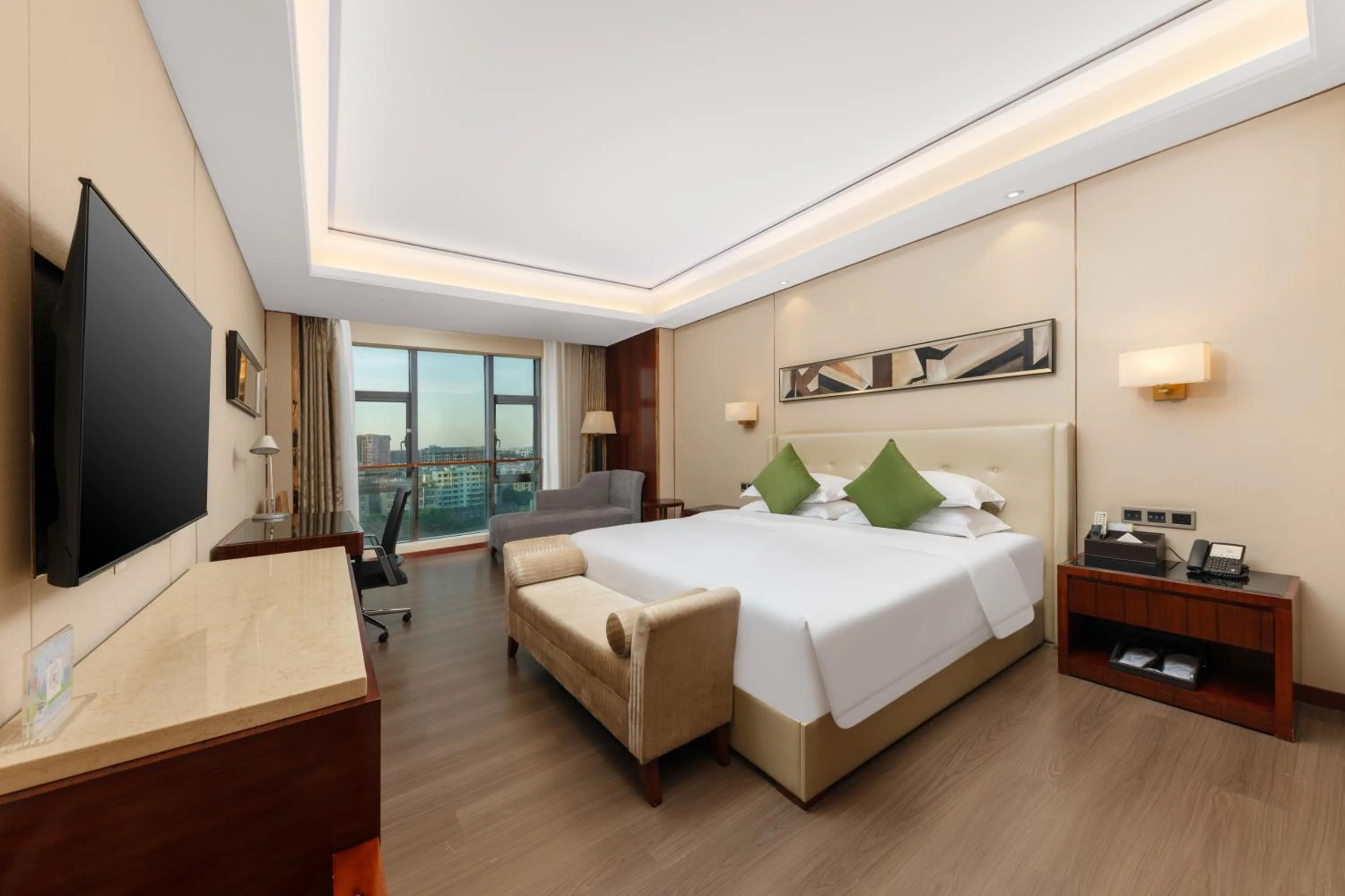 Bed in Wyndham Garden Foshan Nanhai