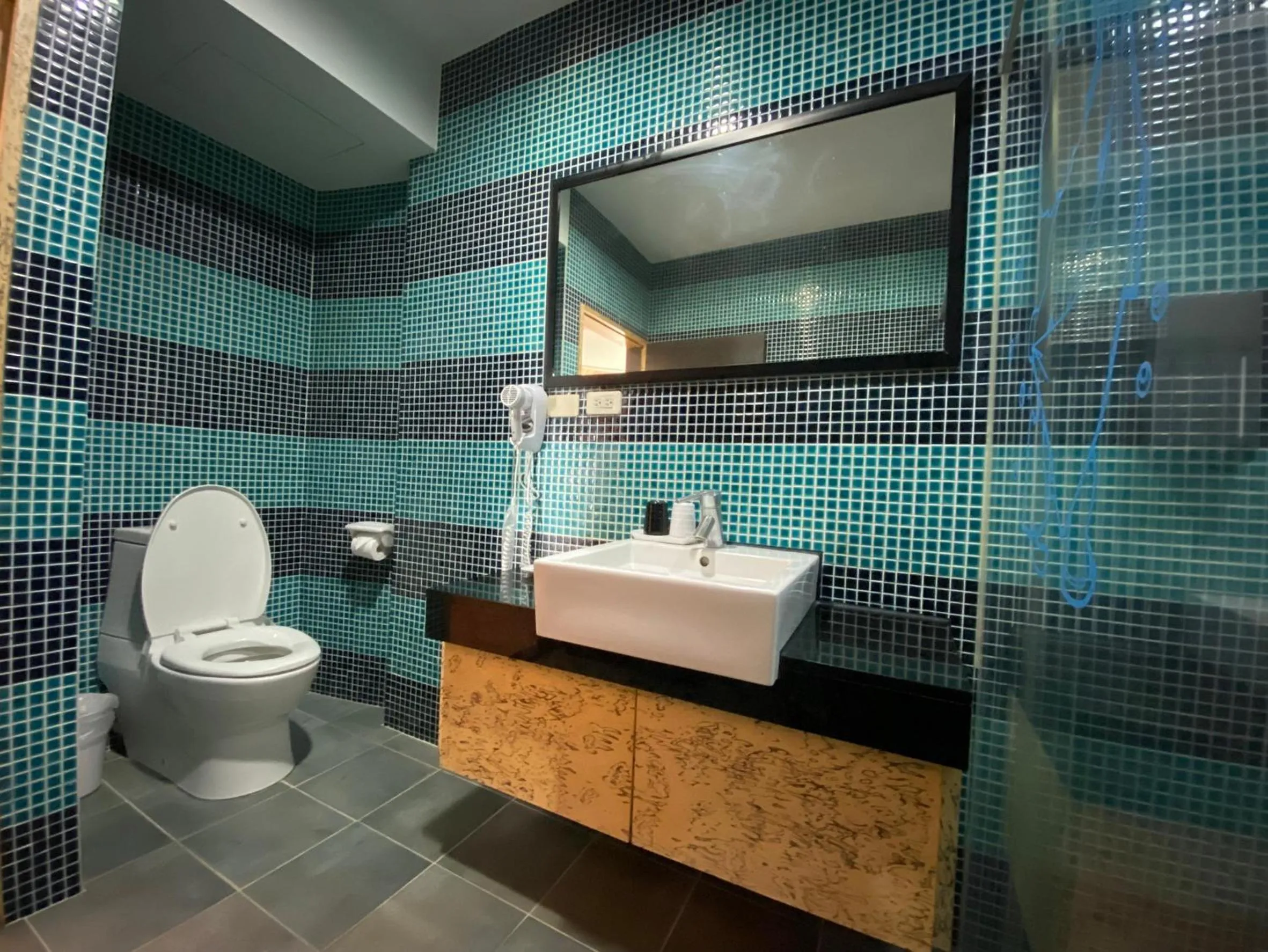 Toilet in The Domed Tile B&B