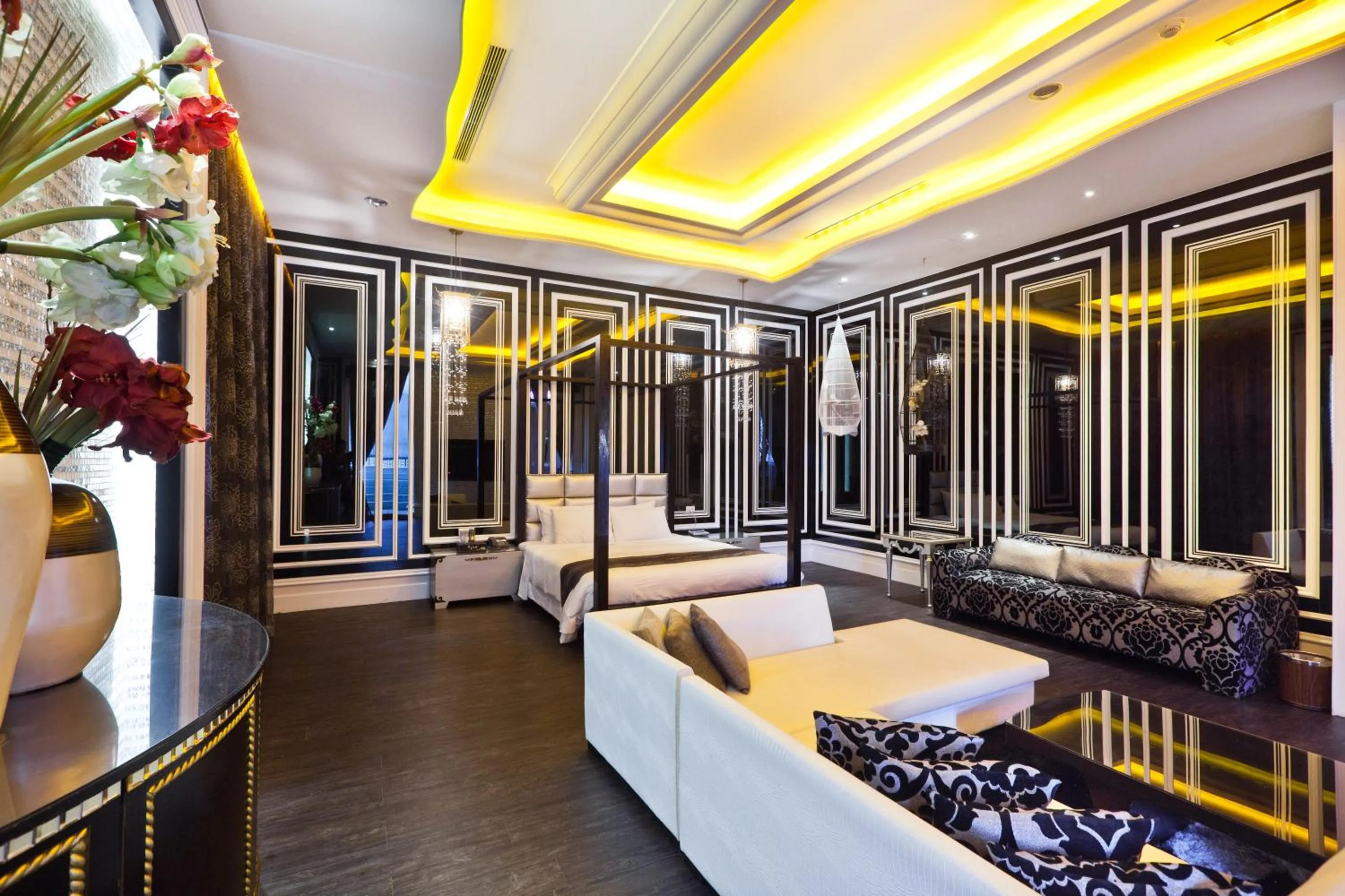 Living room in Lanshy Motel