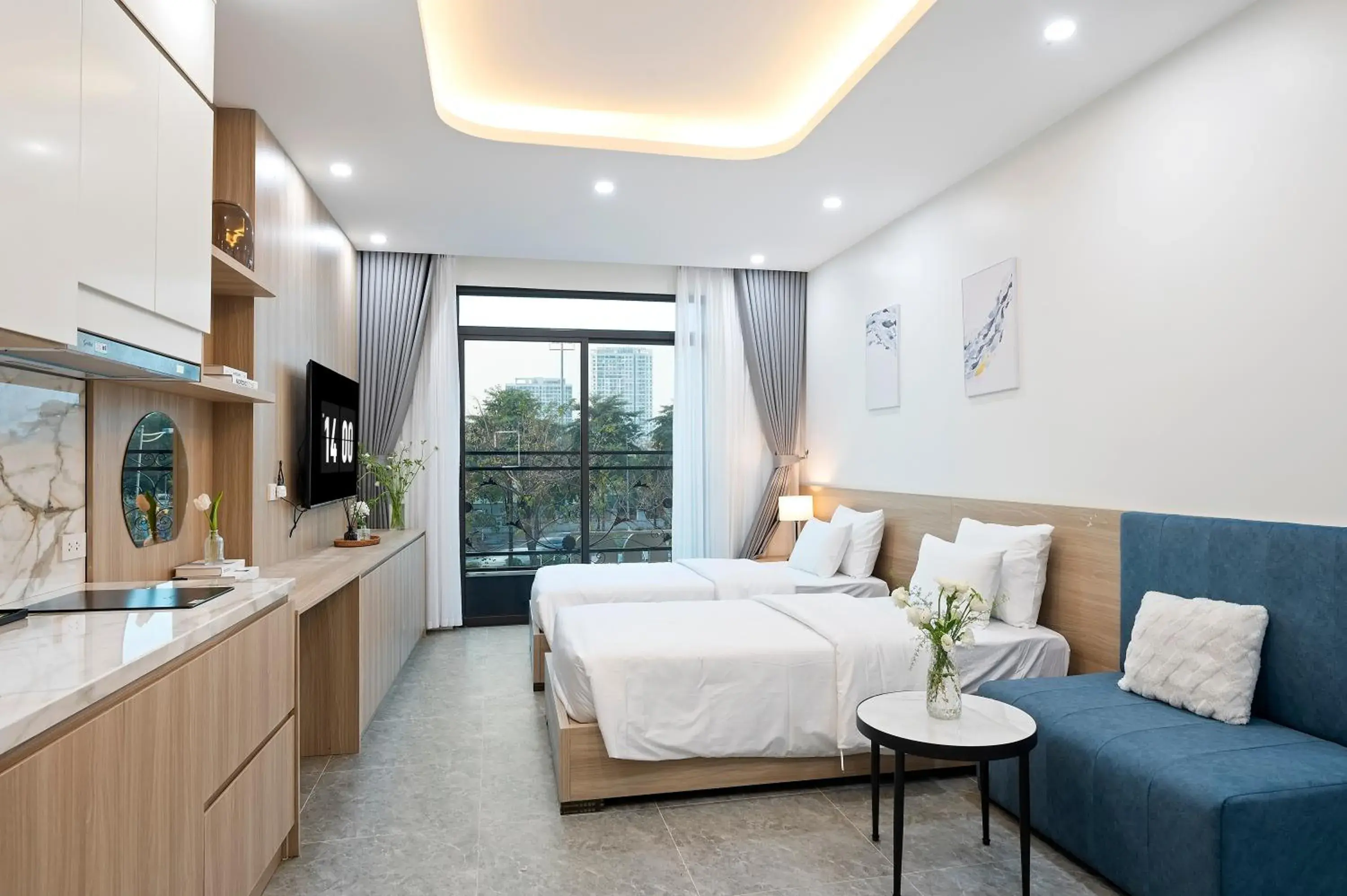 Twin Room with City View in 22Land Cosmos Hotel Twin Room with City View in 22Land Cosmos Hotel