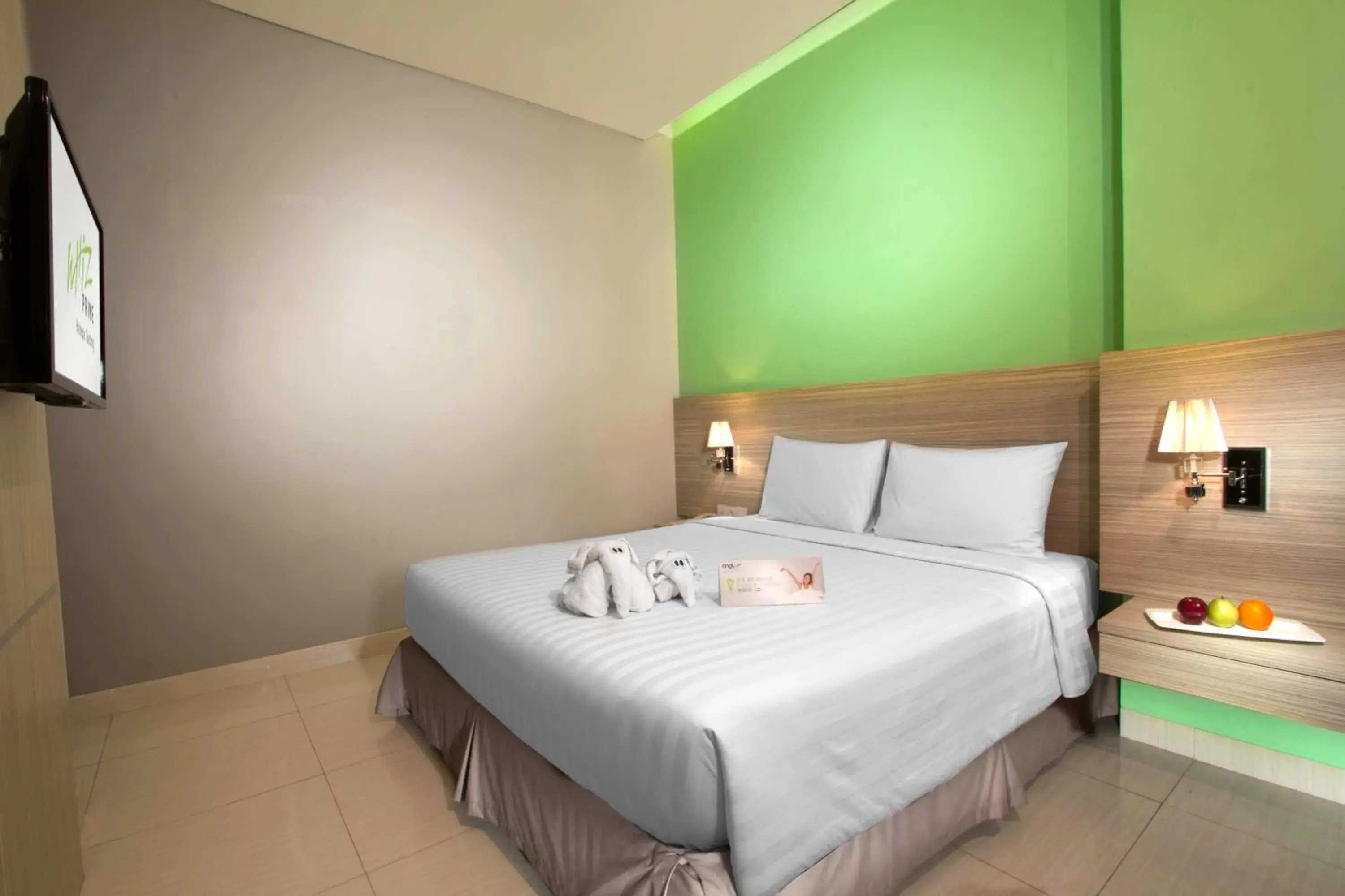 Bed in Whiz Prime Hotel Kelapa Gading Bed in Whiz Prime Hotel Kelapa Gading