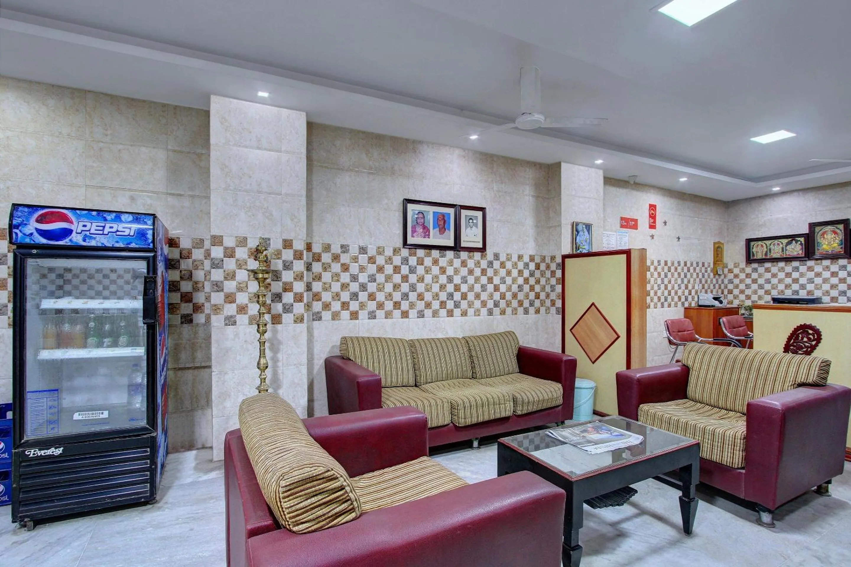 Lobby or reception in Hotel O Radhakrishna