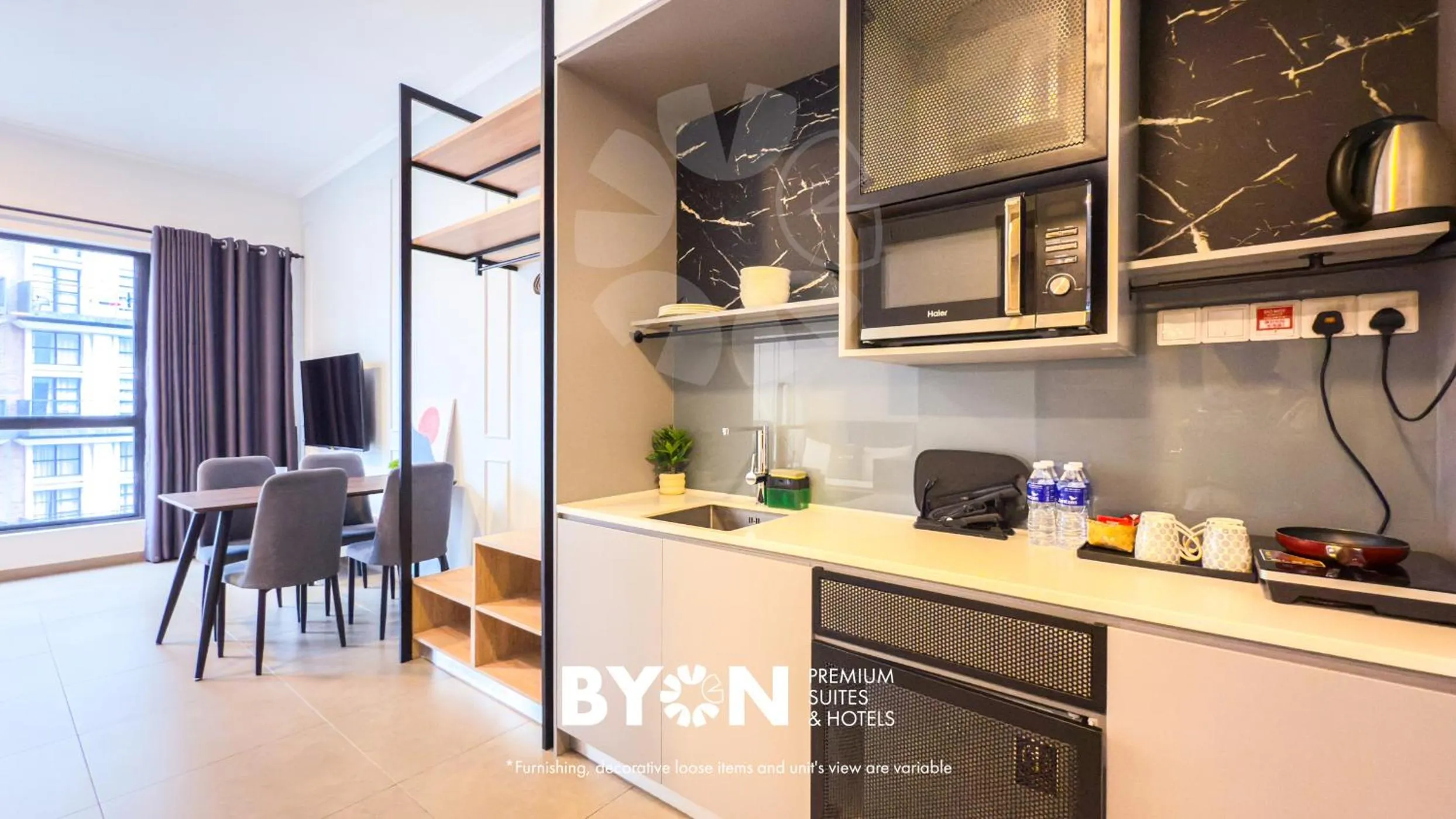 Kitchen or kitchenette in Mossaz City Haven Kuala Lumpur