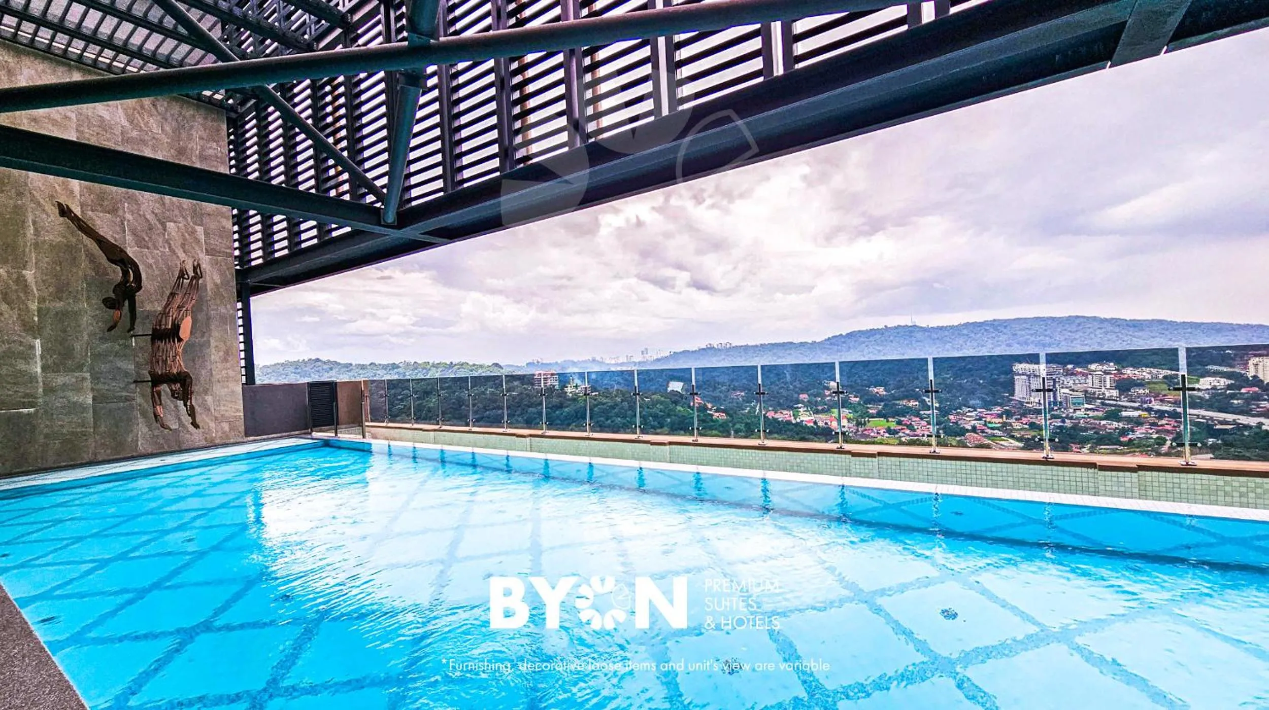 Swimming pool in Mossaz City Haven Kuala Lumpur