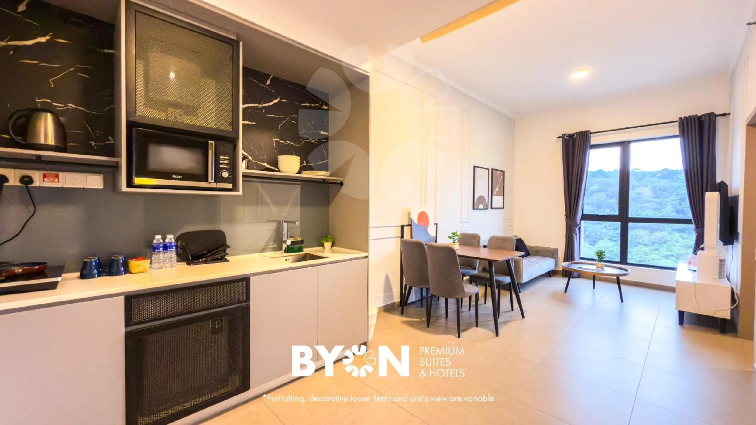 Kitchen or kitchenette in Mossaz City Haven Kuala Lumpur