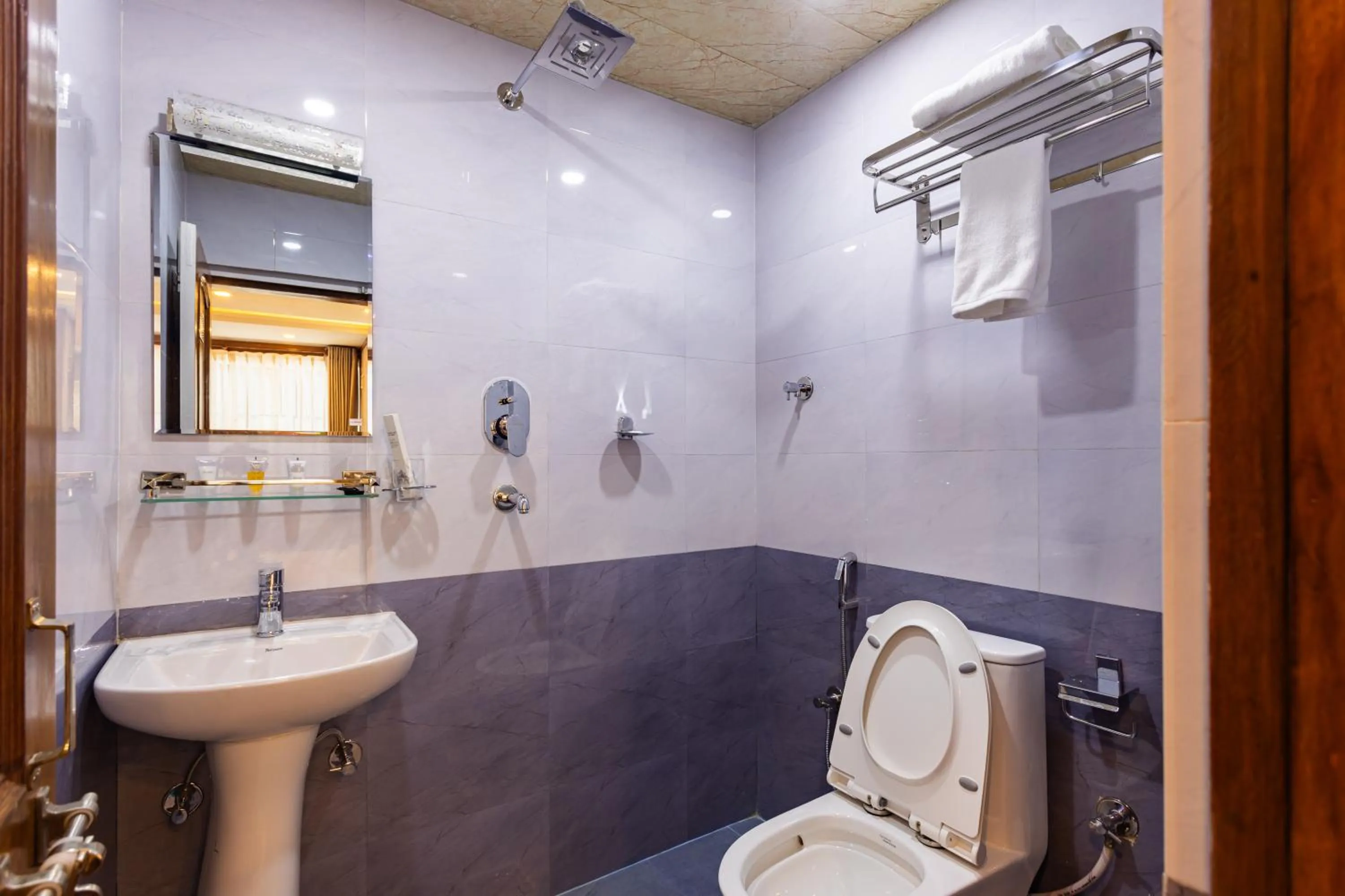 Shower in Airport Diana Hotel