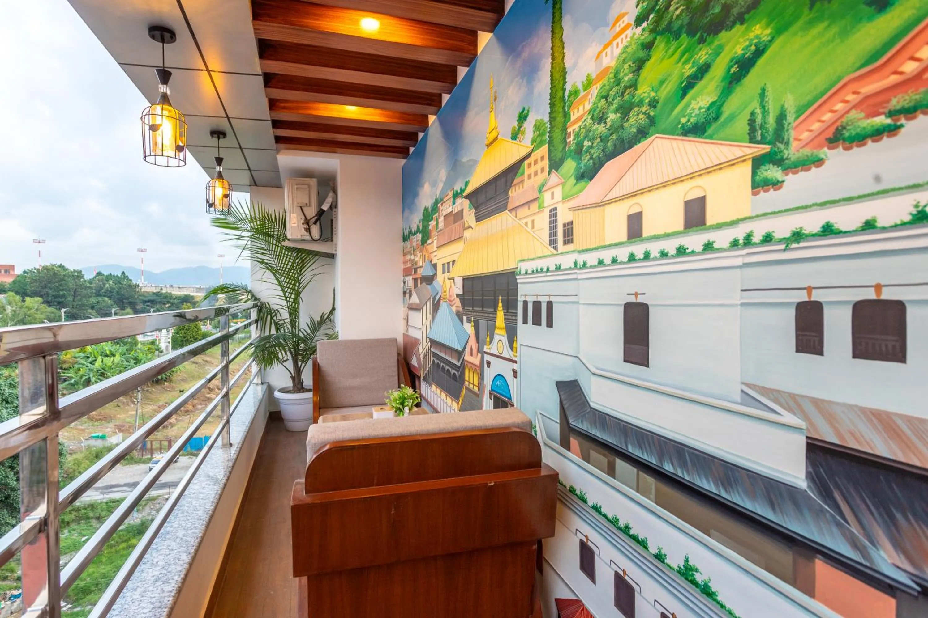 View (from property/room) in Airport Diana Hotel