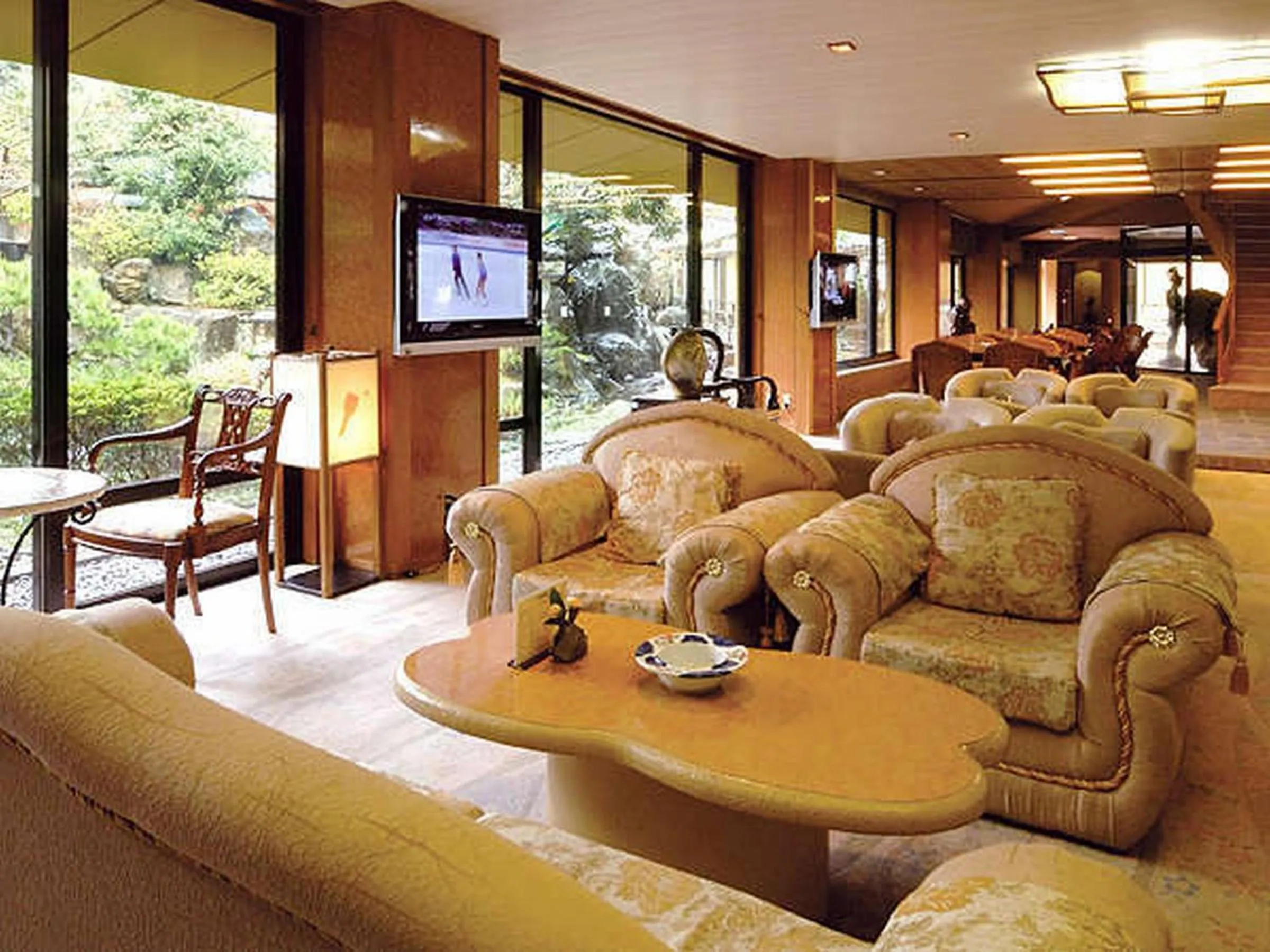 Lobby or reception in Yuraku Hotel