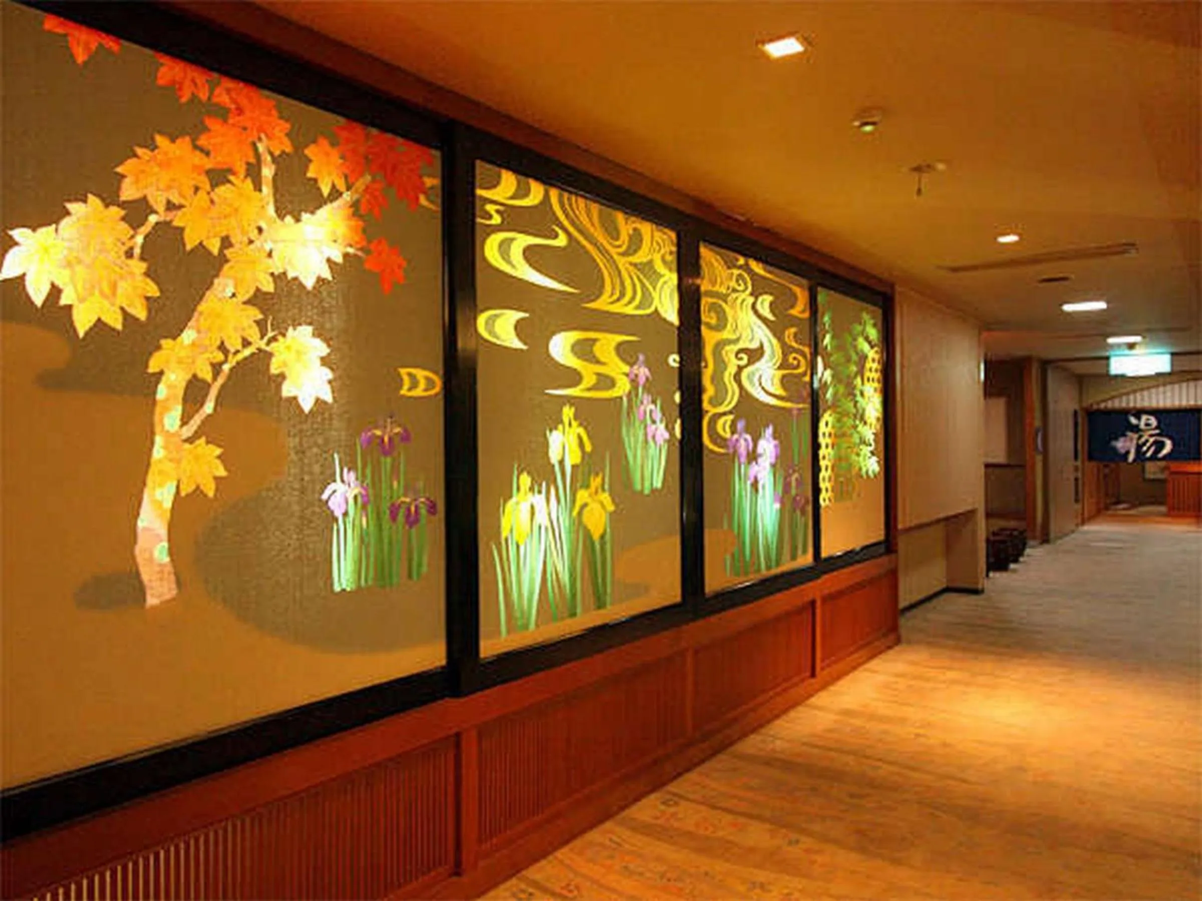 Decorative detail in Yuraku Hotel