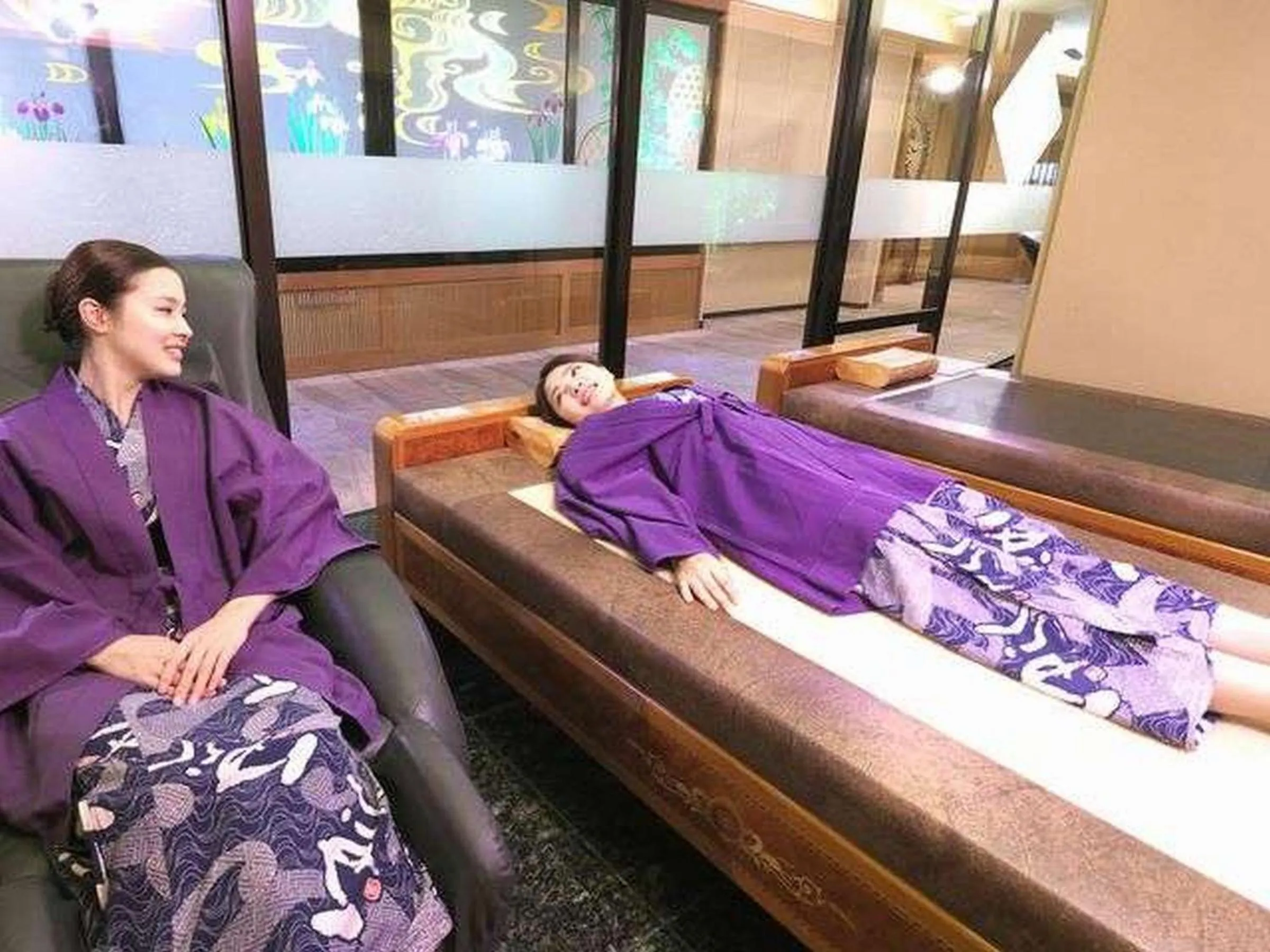 Spa and wellness centre/facilities in Yuraku Hotel