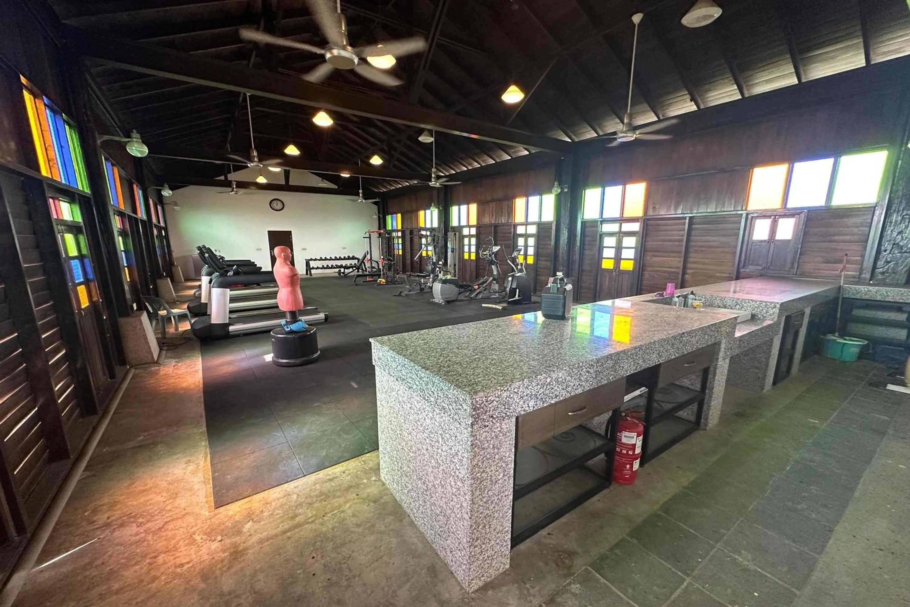 Fitness centre/facilities in Villa D'Acqua