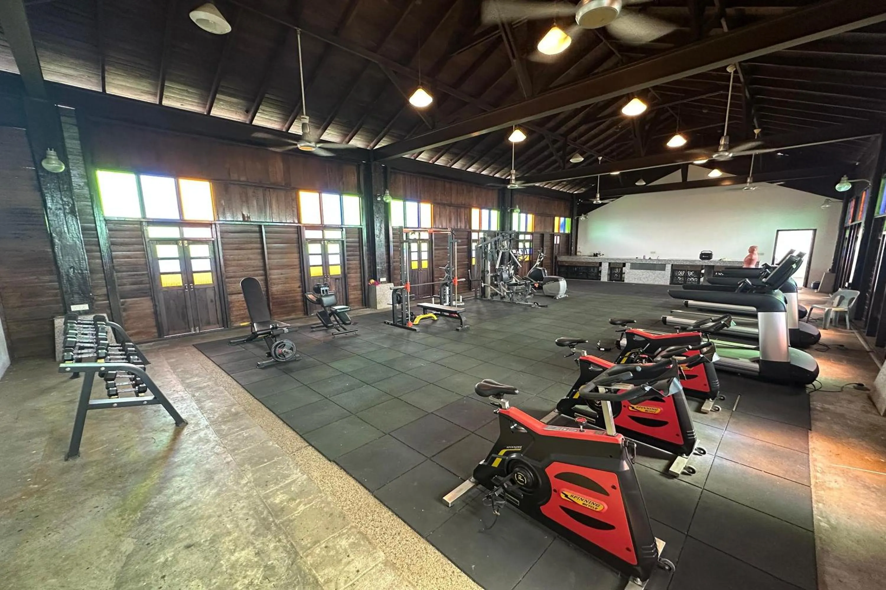 Fitness centre/facilities in Villa D'Acqua