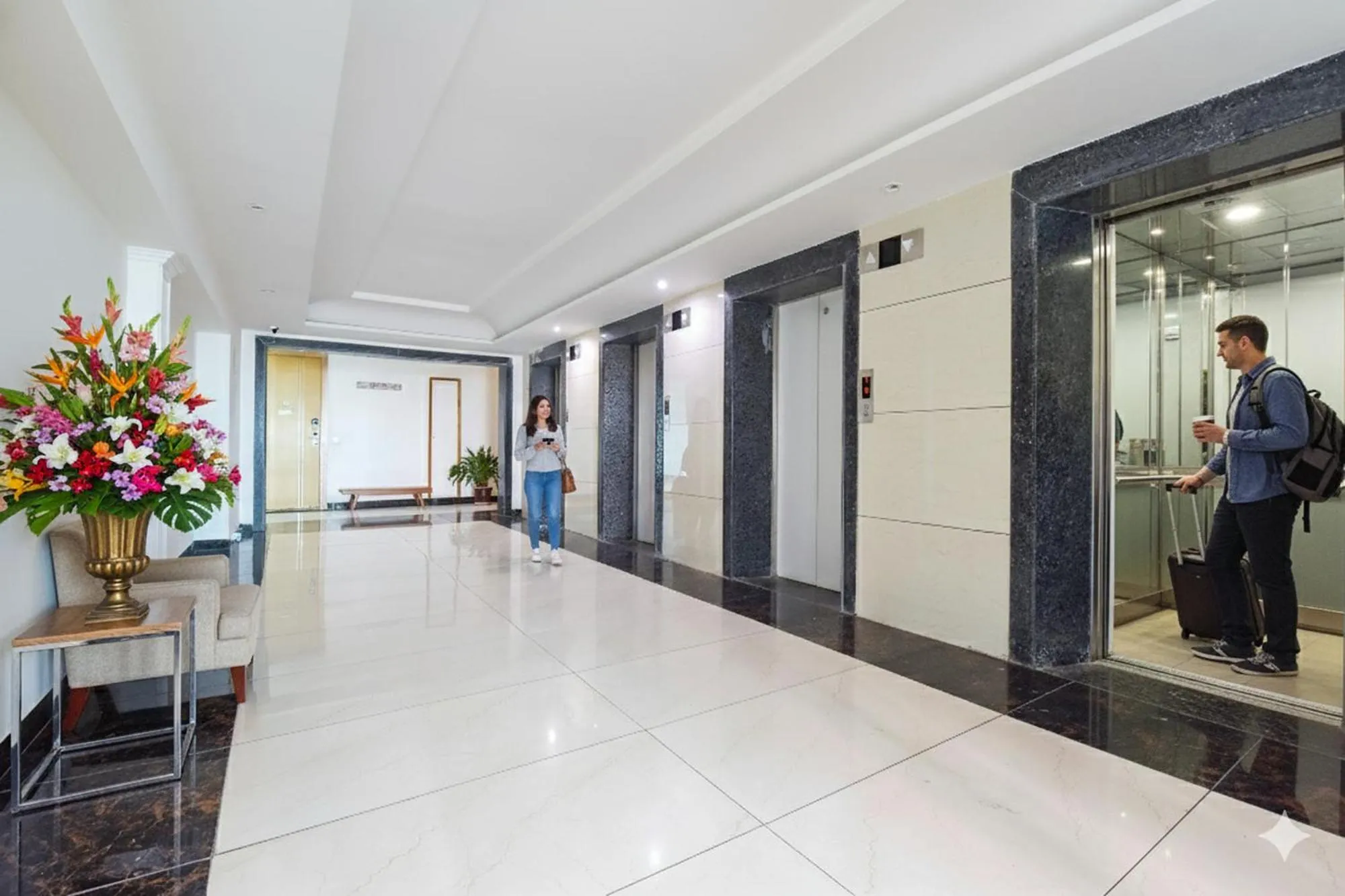 Lobby or reception in FabHotel Anukampa With Swimming Pool
