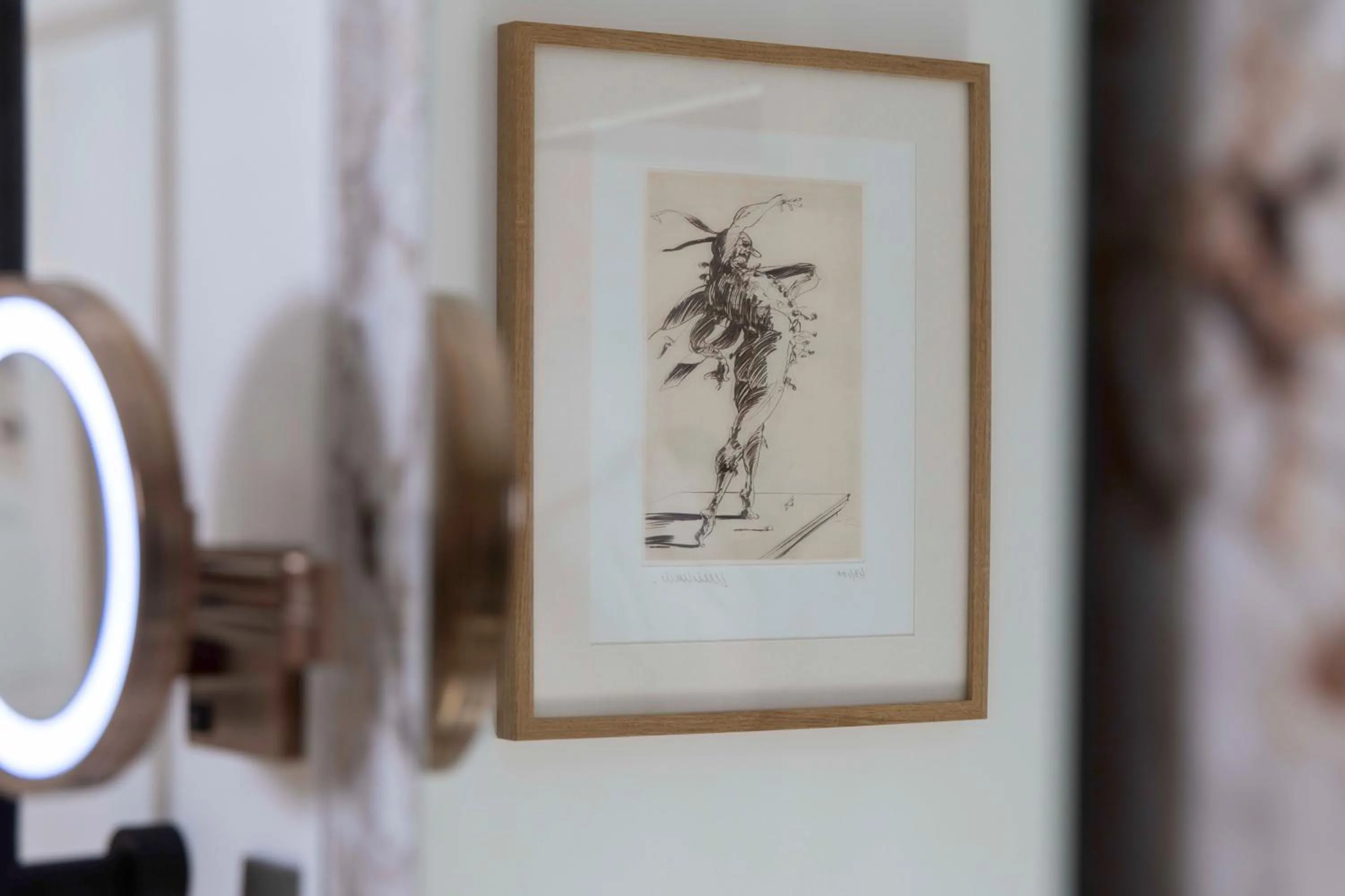 Decorative detail in Madame Drouot & Spa - Opera