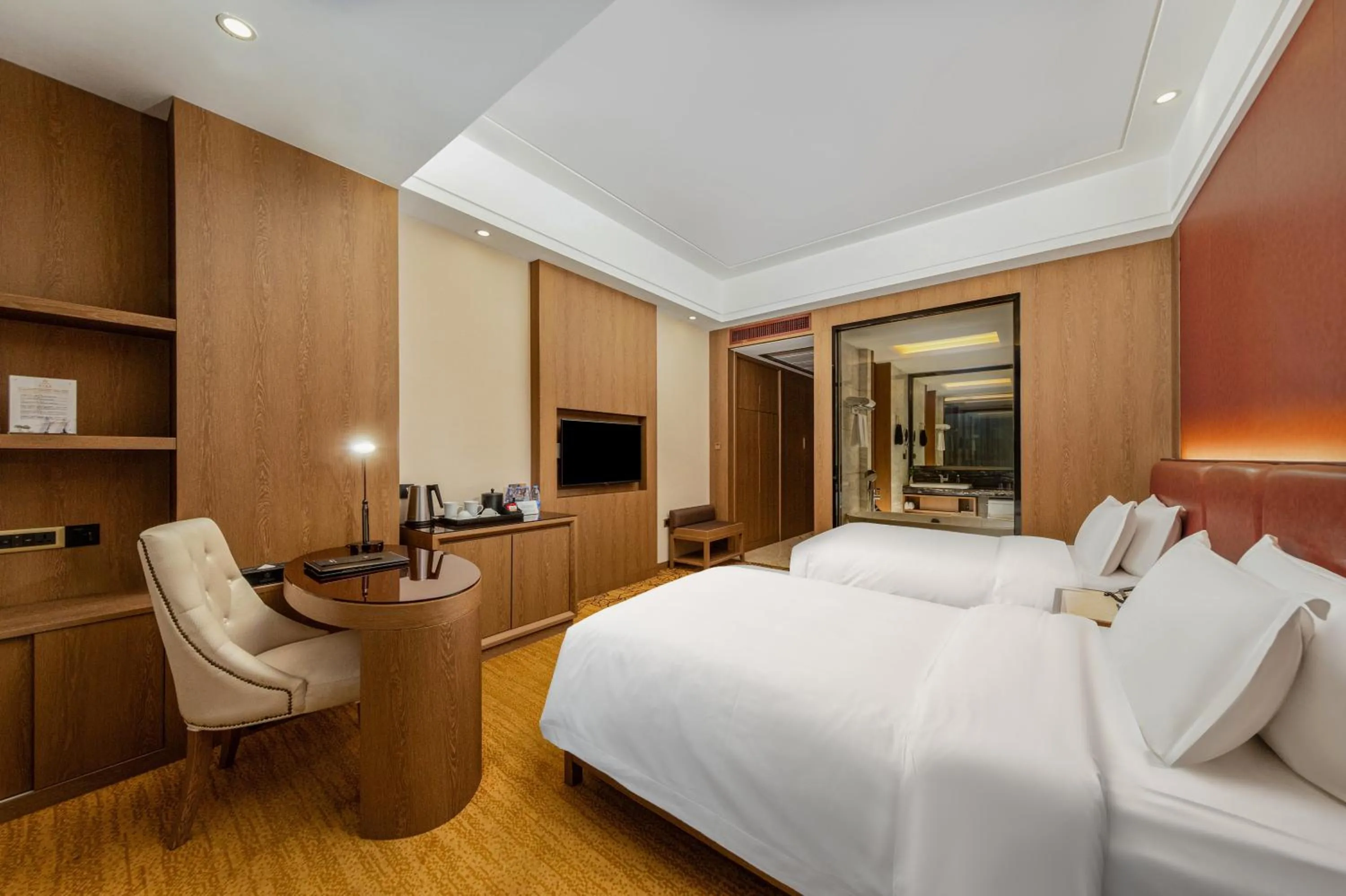 Bed in Honder International Hotel - Free shuttle bus between hotel and exhibition center during Canton Fair period