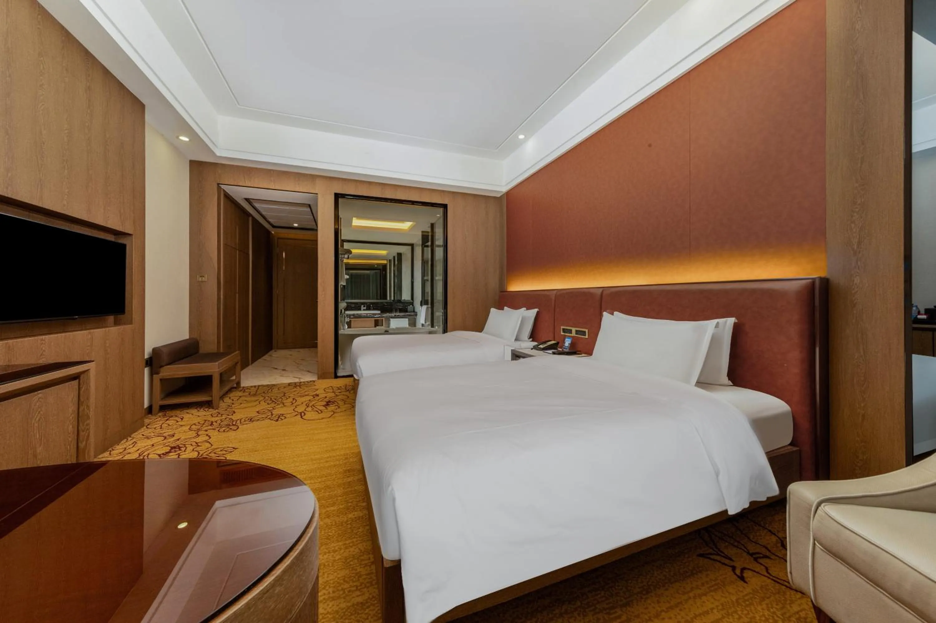 Bed in Honder International Hotel - Free shuttle bus between hotel and exhibition center during Canton Fair period